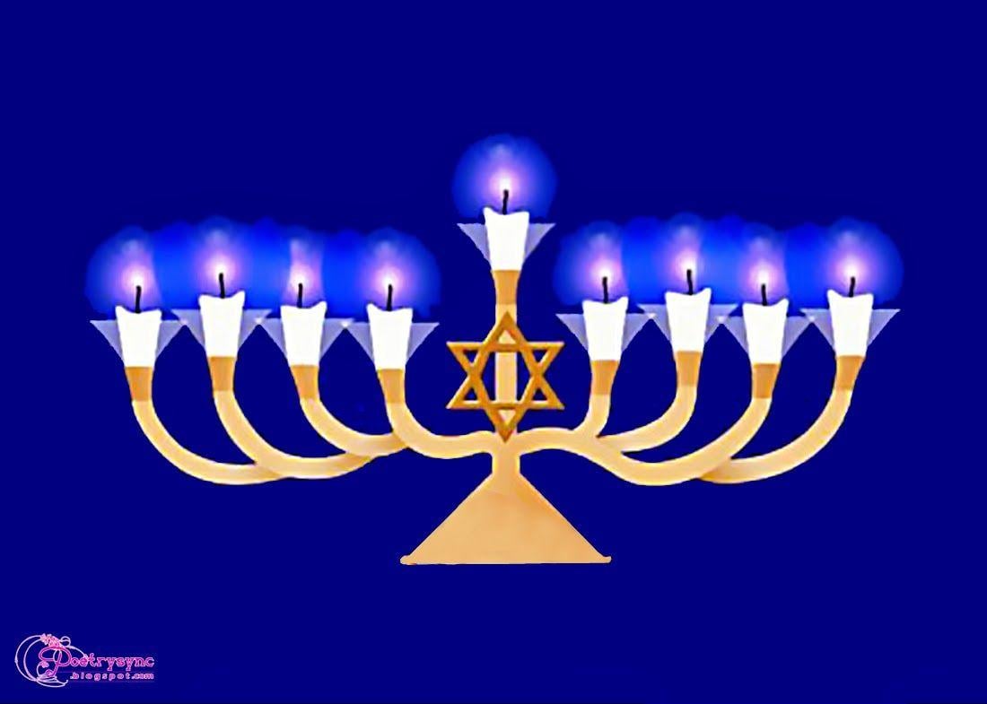 Hanukkah Candle Clip Art Picture Year Greetings Cards