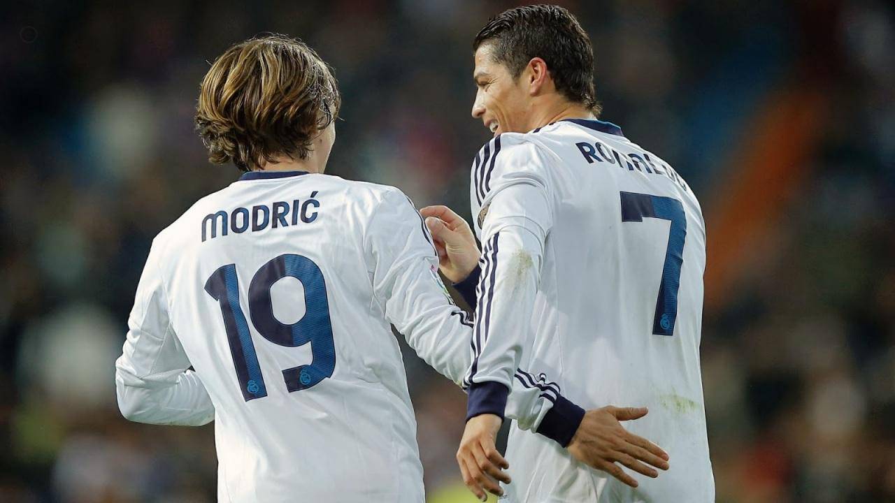 Luka Modric and Cristiano Ronaldo Wallpaper HD Wallpaper