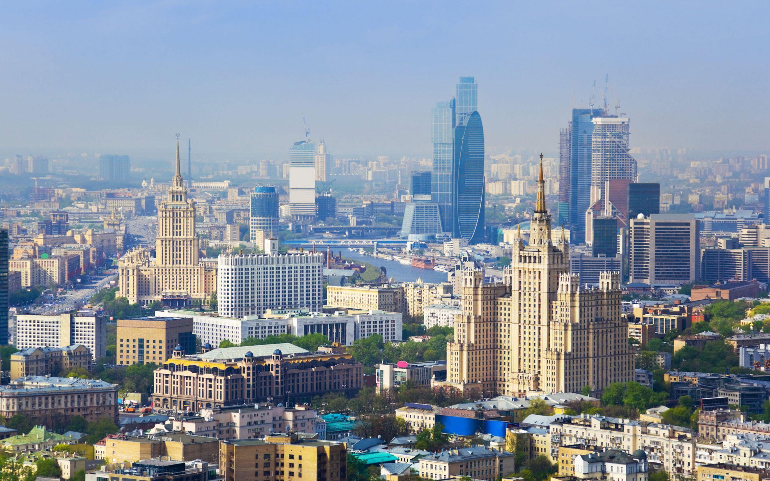Moscow city HD wallpaper