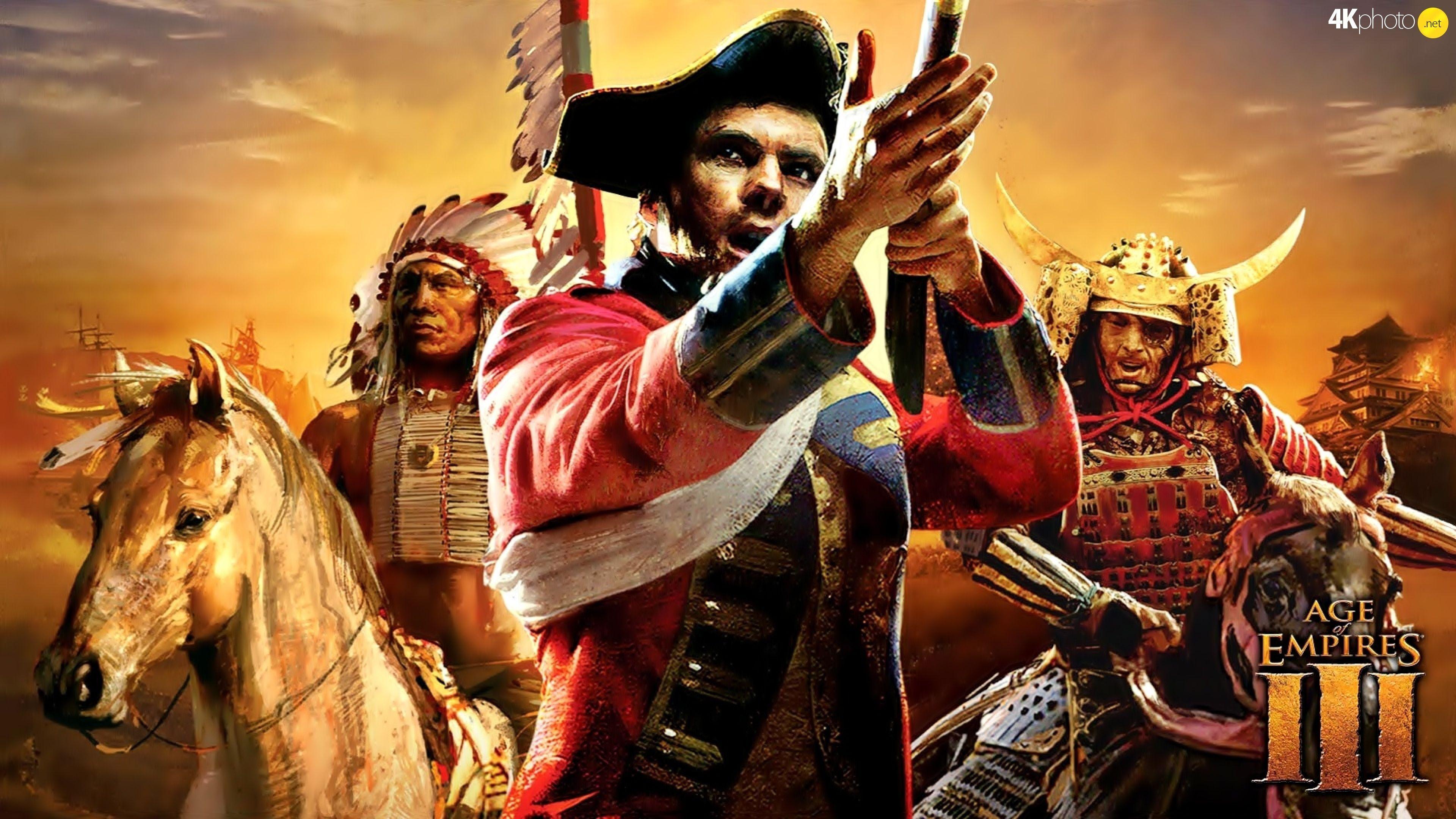 Age Of Empires 3 jigsaw wallpaper: 3840x2160