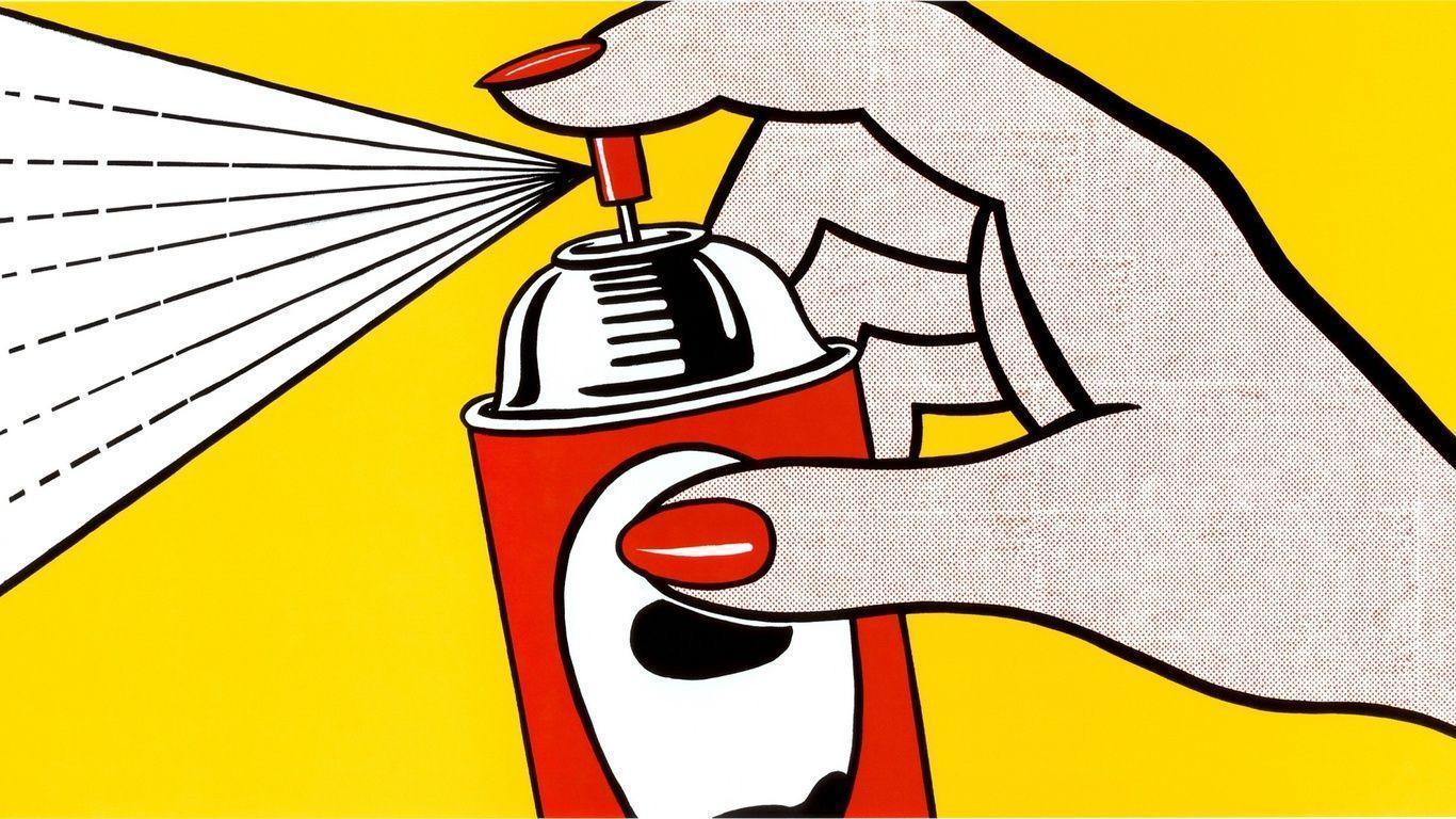 Spray Ribbon Lichtenstein, Roy Lichtenstein, Spray, Arts