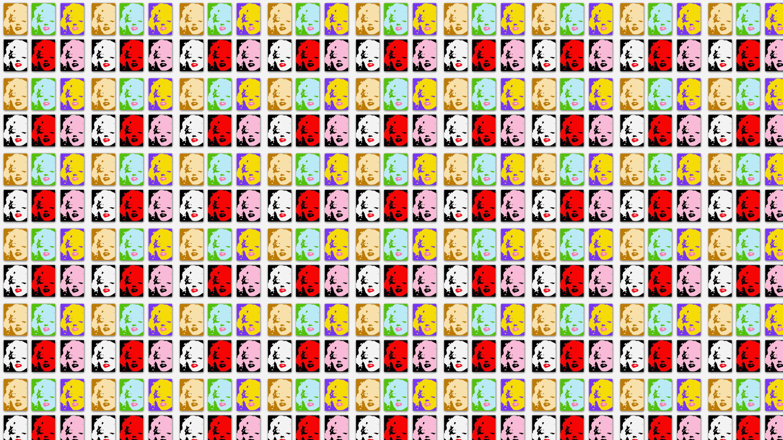 Marilyn Monrow Pop Art Desktop Wallpaper
