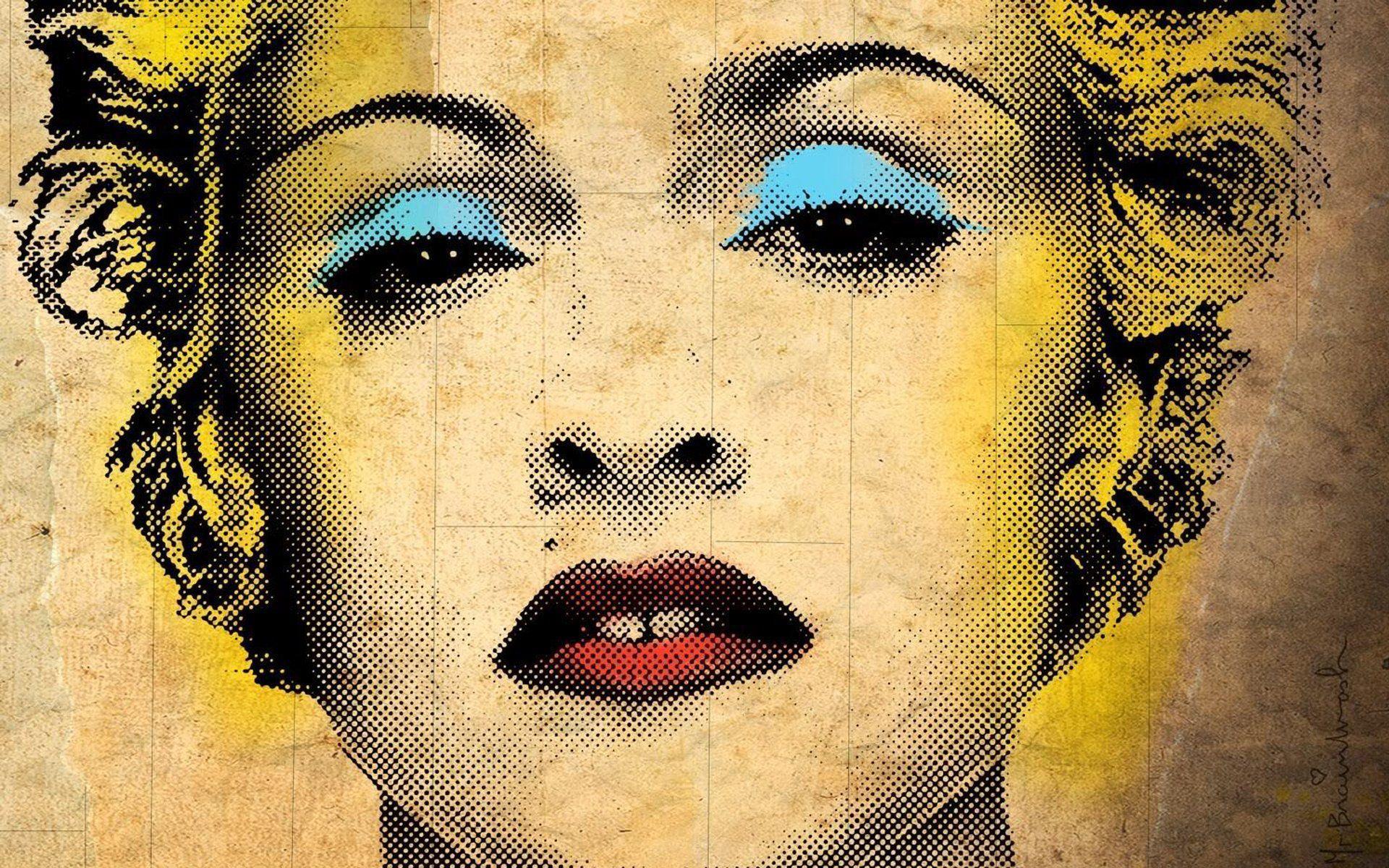 Madonna Pop Art Wallpaper