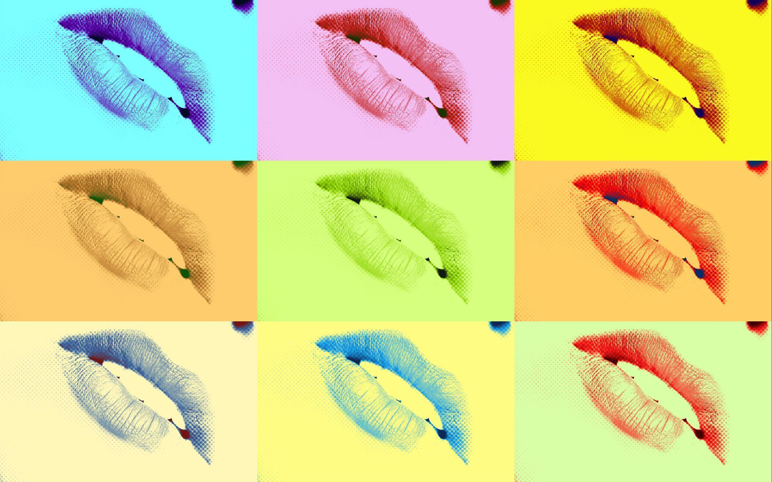 Pop Art Lips Wallpaper by HD Wallpaper Daily
