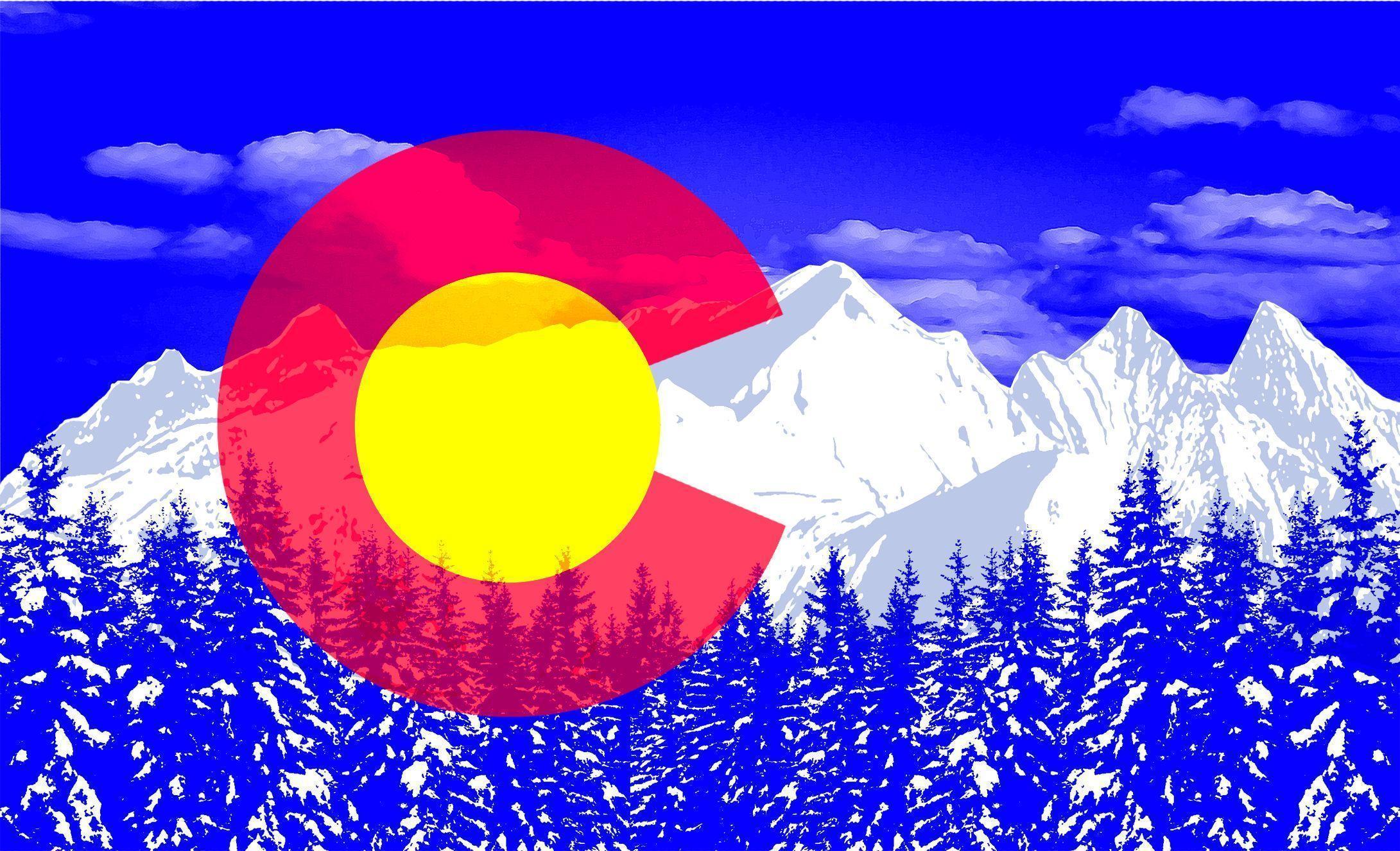 Colorado Flag Pop Art Wallpaper by HD Wallpaper Daily