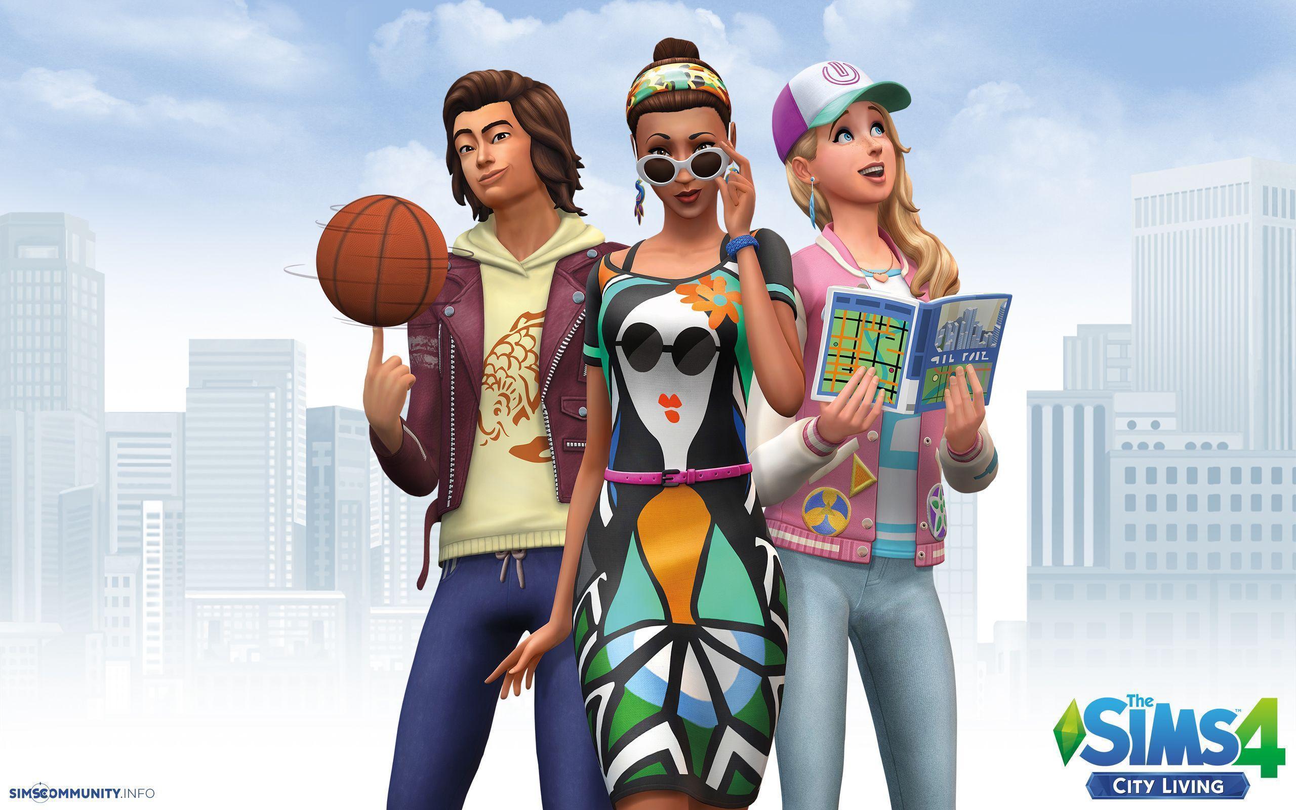The Sims 4 City Living: Desktop & Smartphone Wallpaper