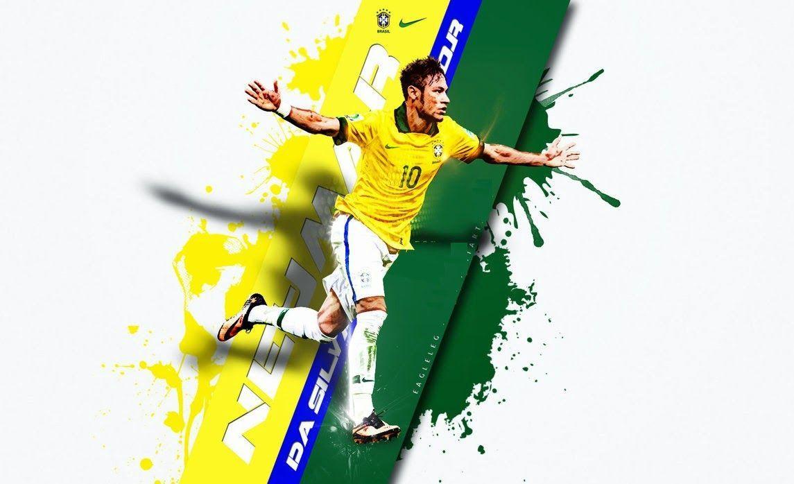 Football World: Neymar Jr Brand New HD Wallpaper 2014