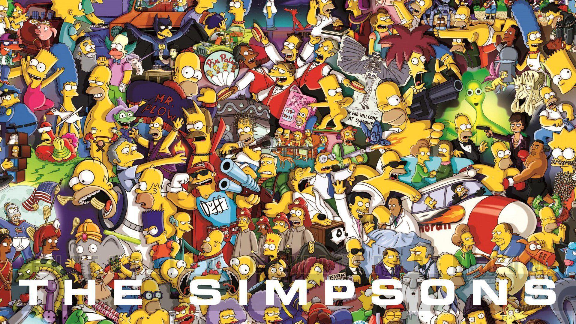 The Simpsons wallpaper HD background download desktop • iPhones