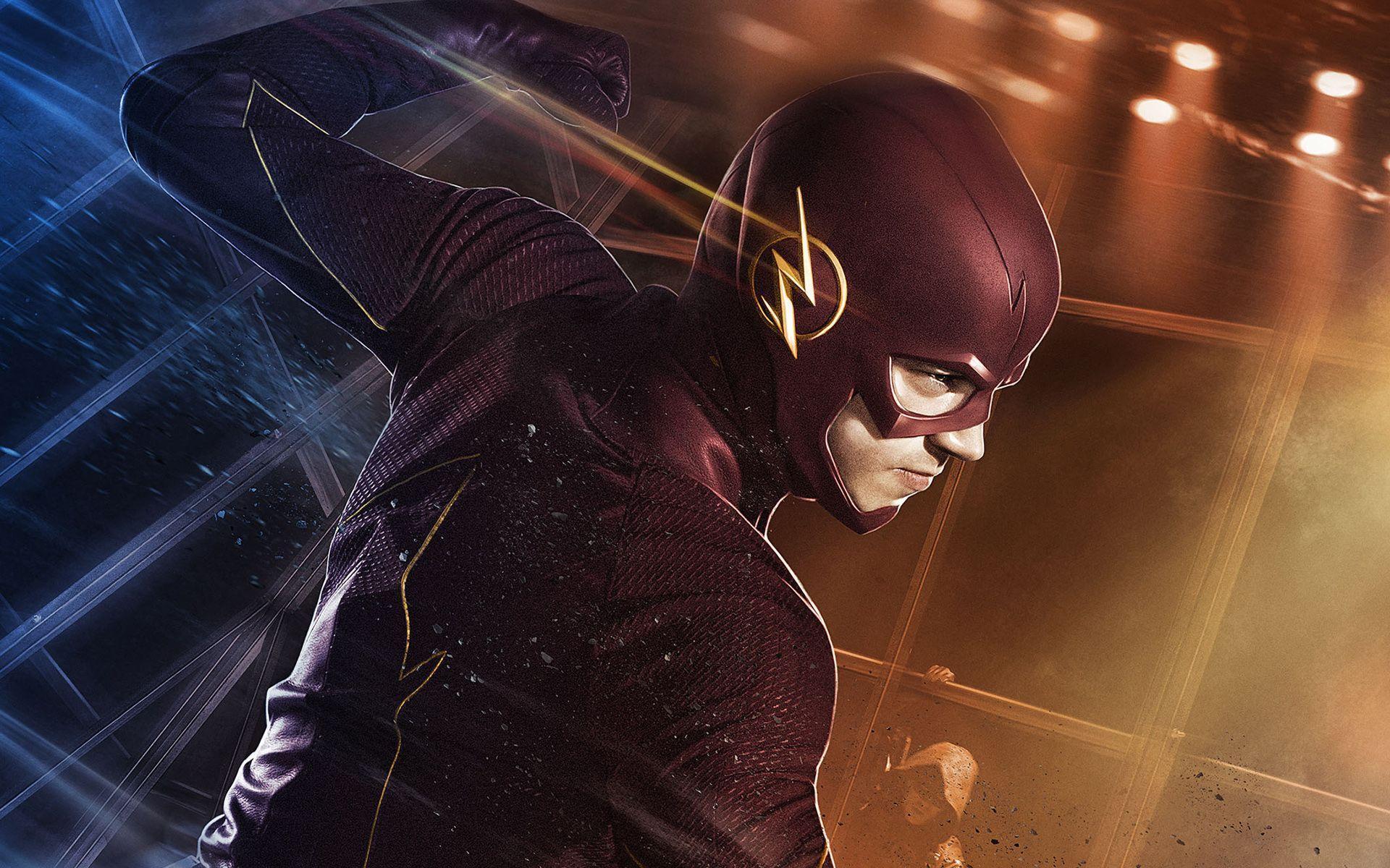 Grant Gustin as Barry Allen The Flash Wallpaper