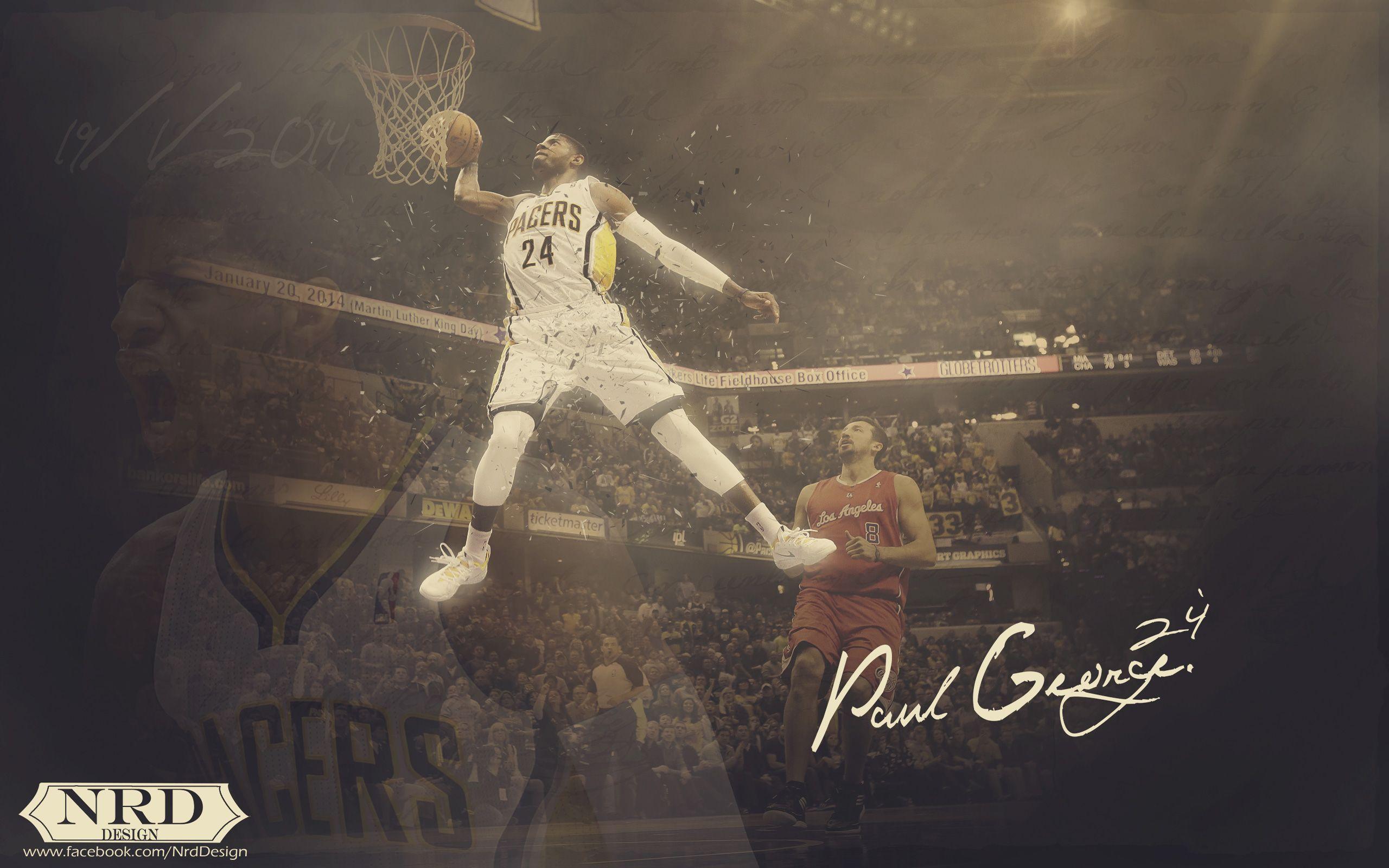 Paul George 2014 Slam Dunk 2560×1600 Wallpaper. Basketball