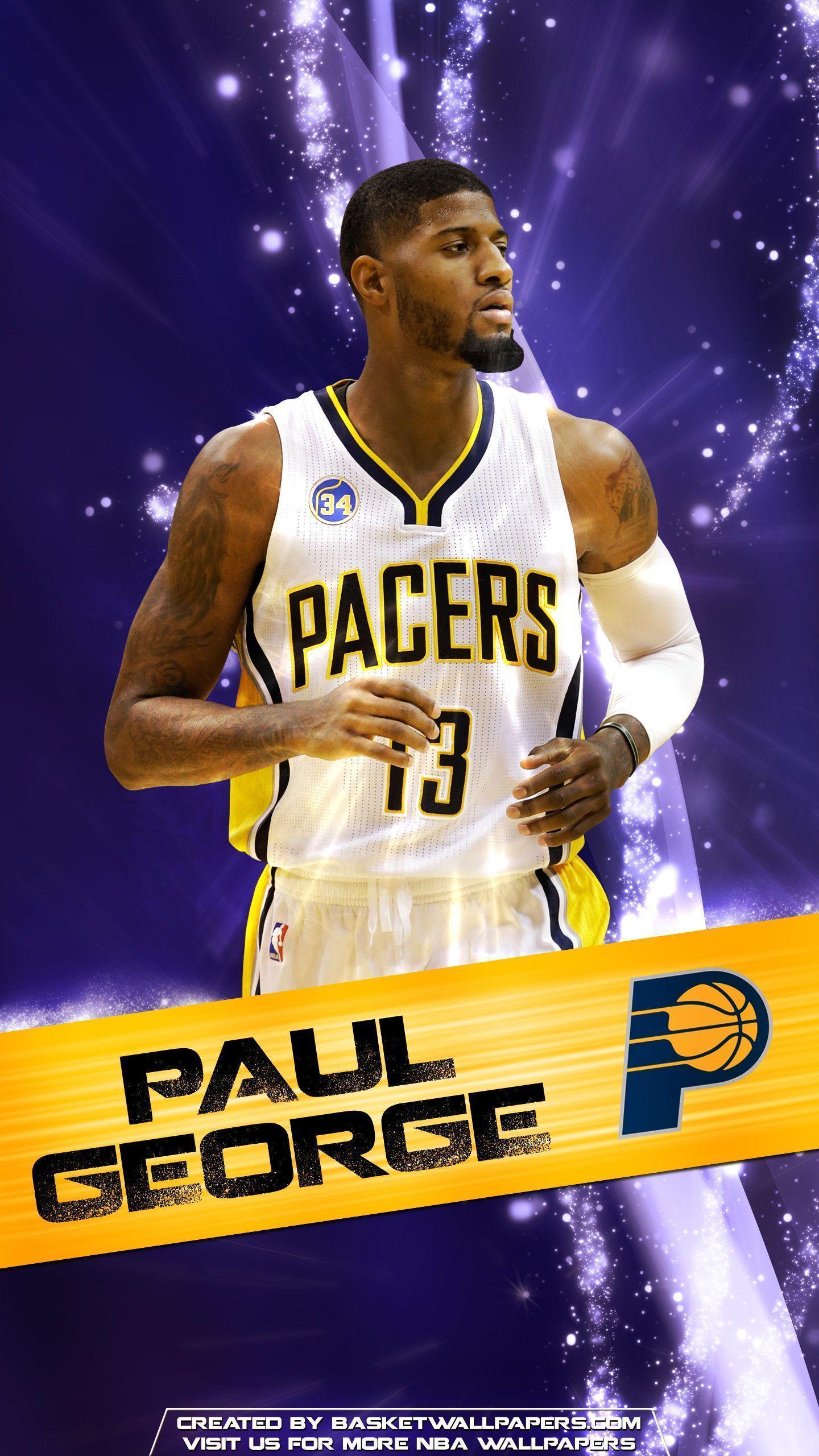 Paul George Indiana Pacers 2016 Mobile Wallpaper. Basketball