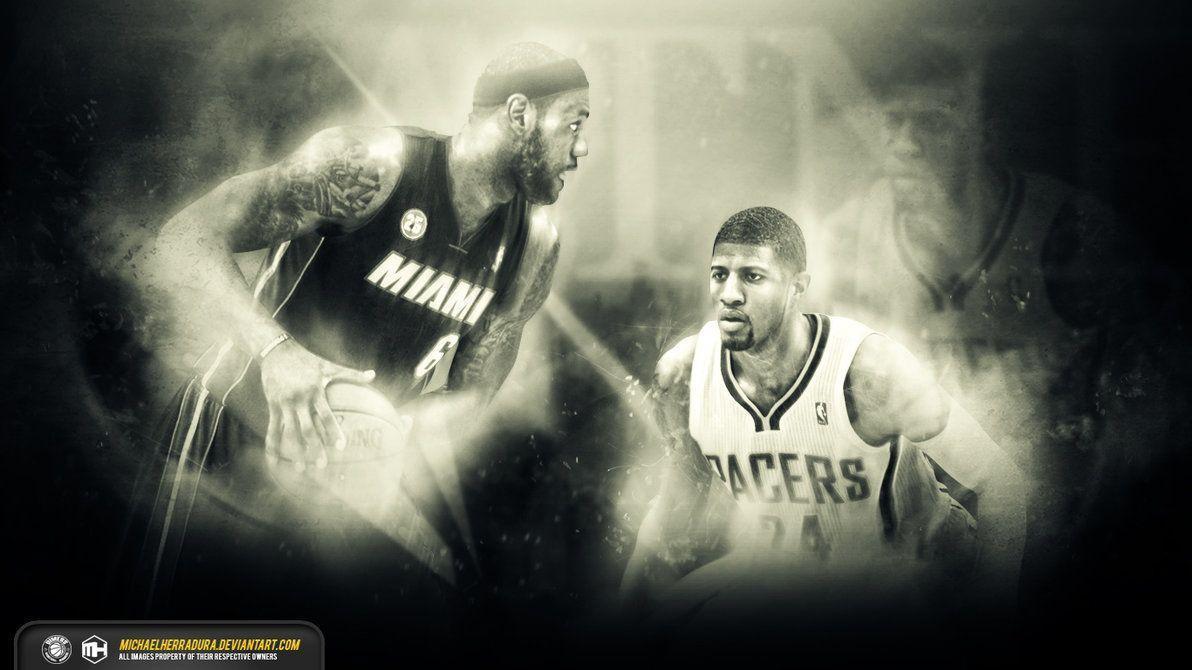 Paul George and Lebron James Greatness wallpaper