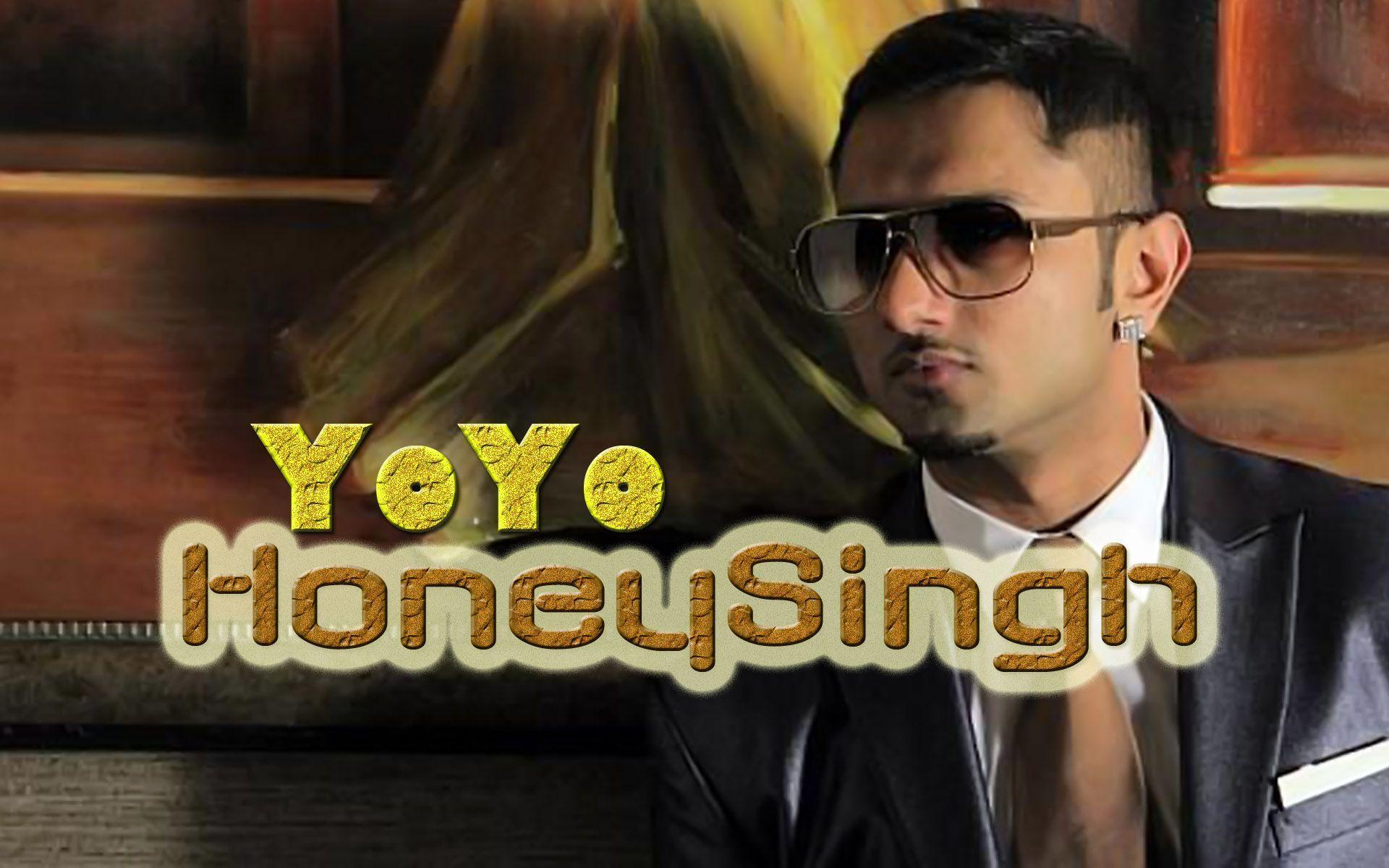 Yo Yo Honey Singh in Blue Coat and Red Goggles HD Wallpaper. HD