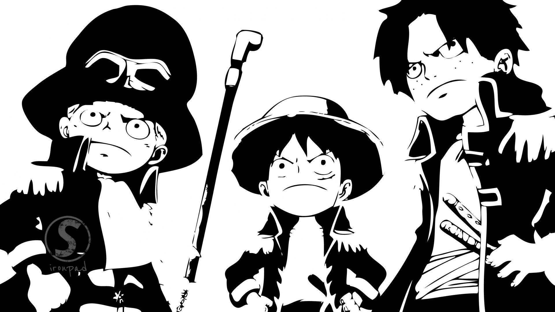 Wallpaper Ace Luffy Sabo And By Ironpad Dibgy Stock 1920x1080