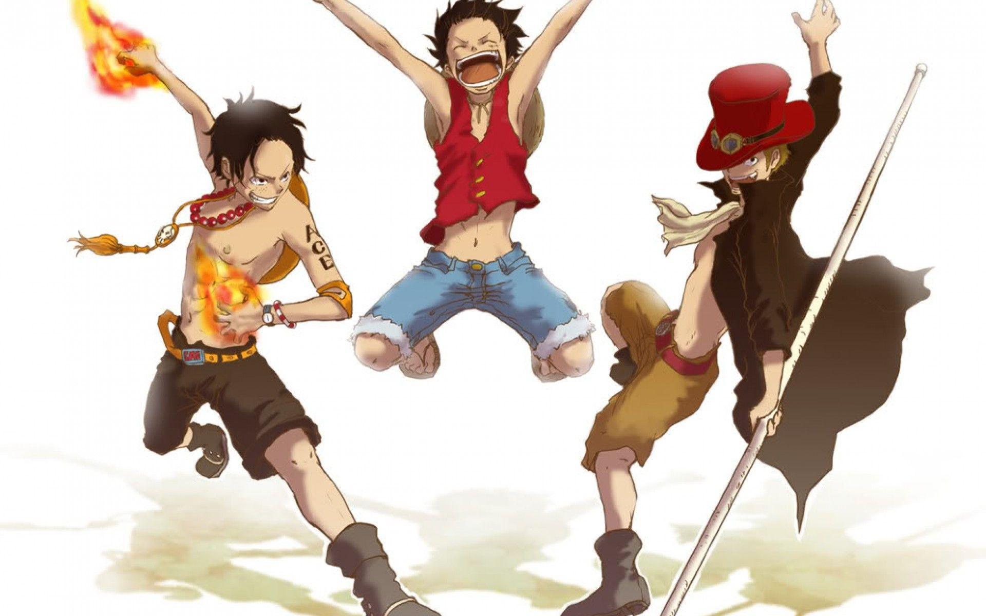 One Piece Art Sabo Portgas D.Ace Luffy wallpaper