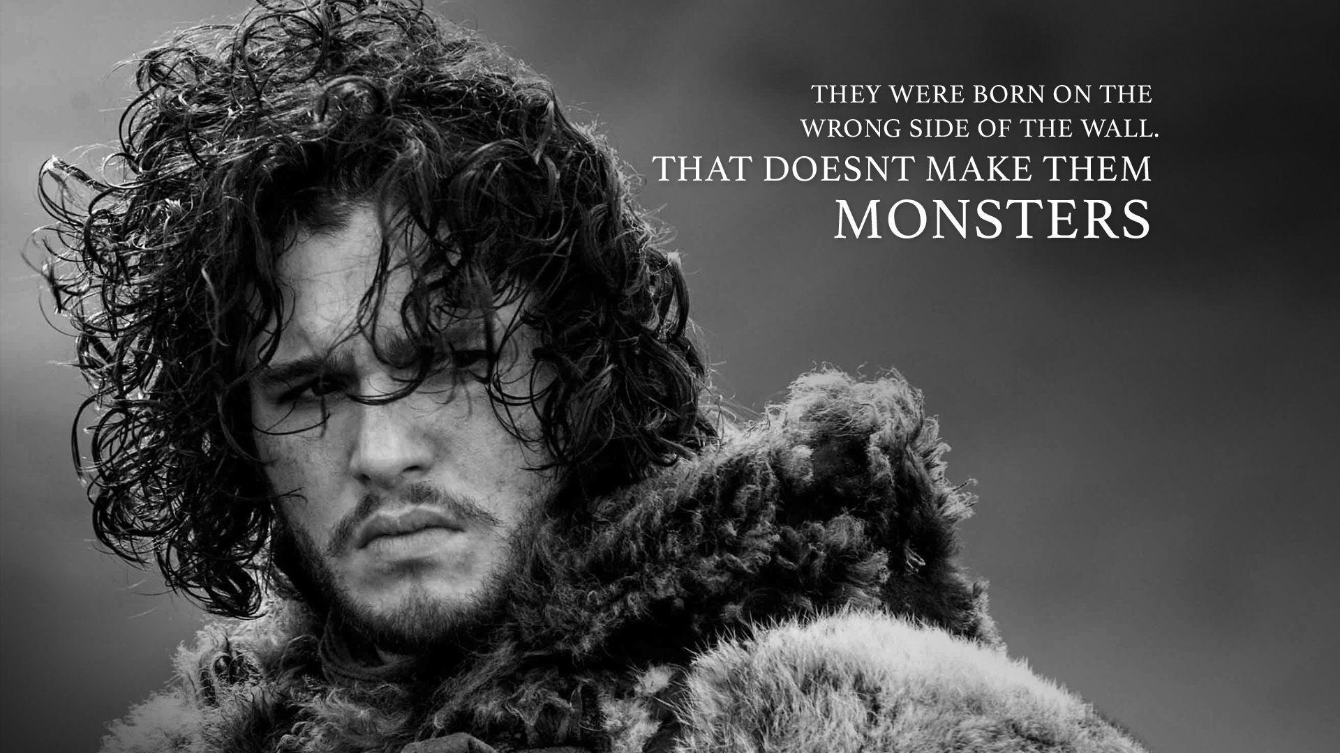 Jon Snow Wallpaper Quote
