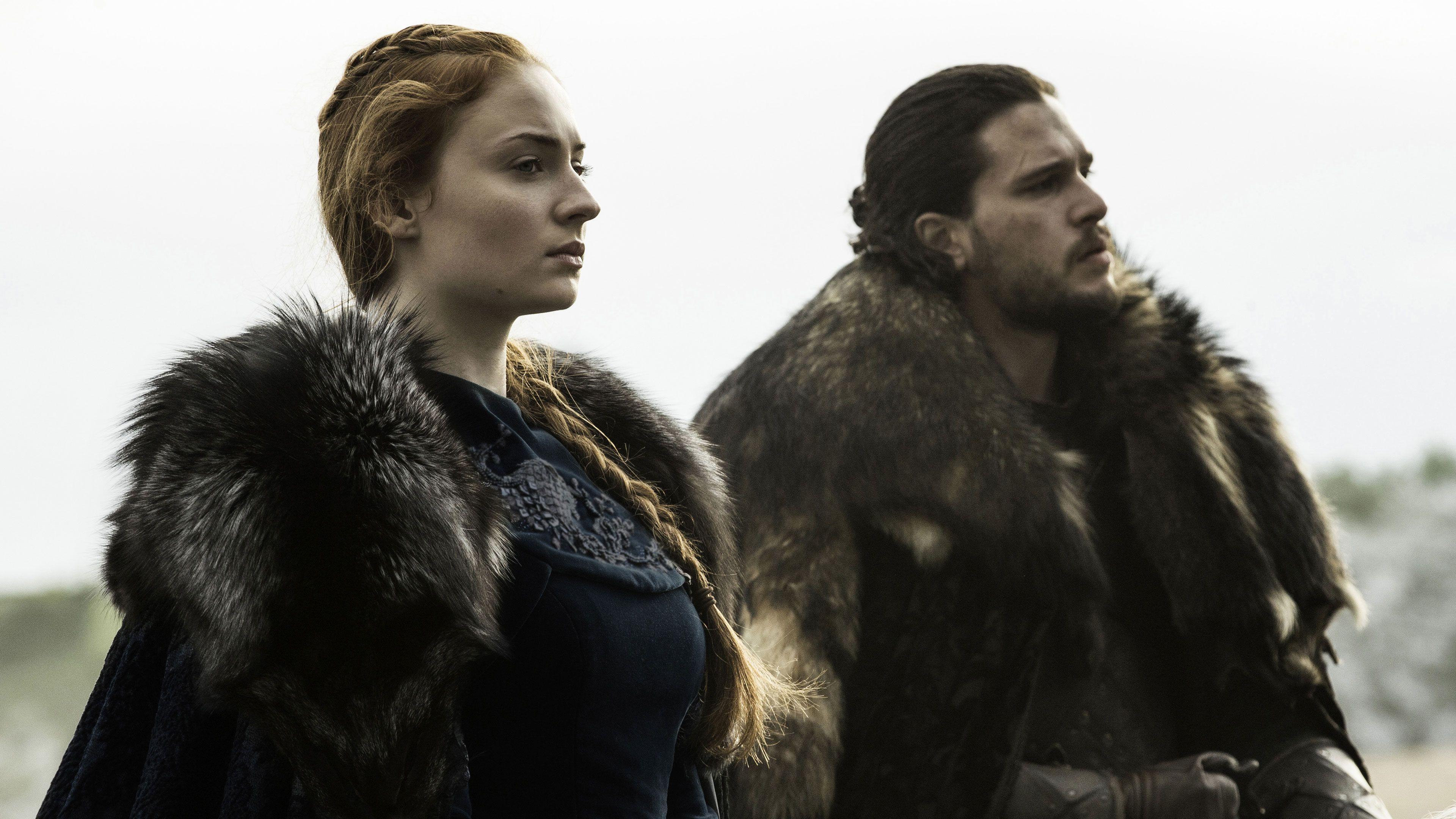 Jon Snow and Sansa Episode 9 Wallpaper. Tv Shows HD Wallpaper