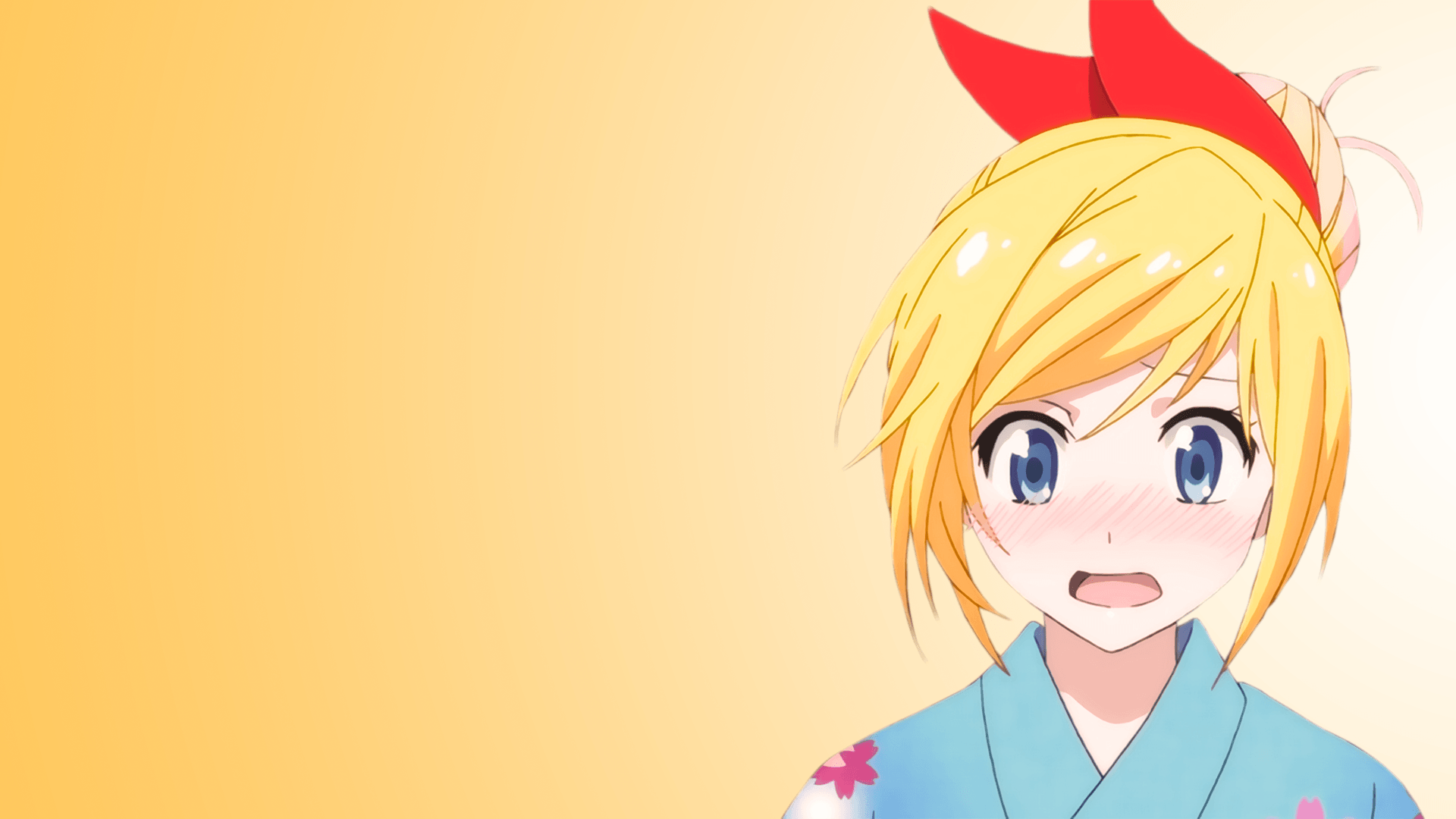 My first time making a wallpaper, any tips? (Nisekoi) 1920x1080