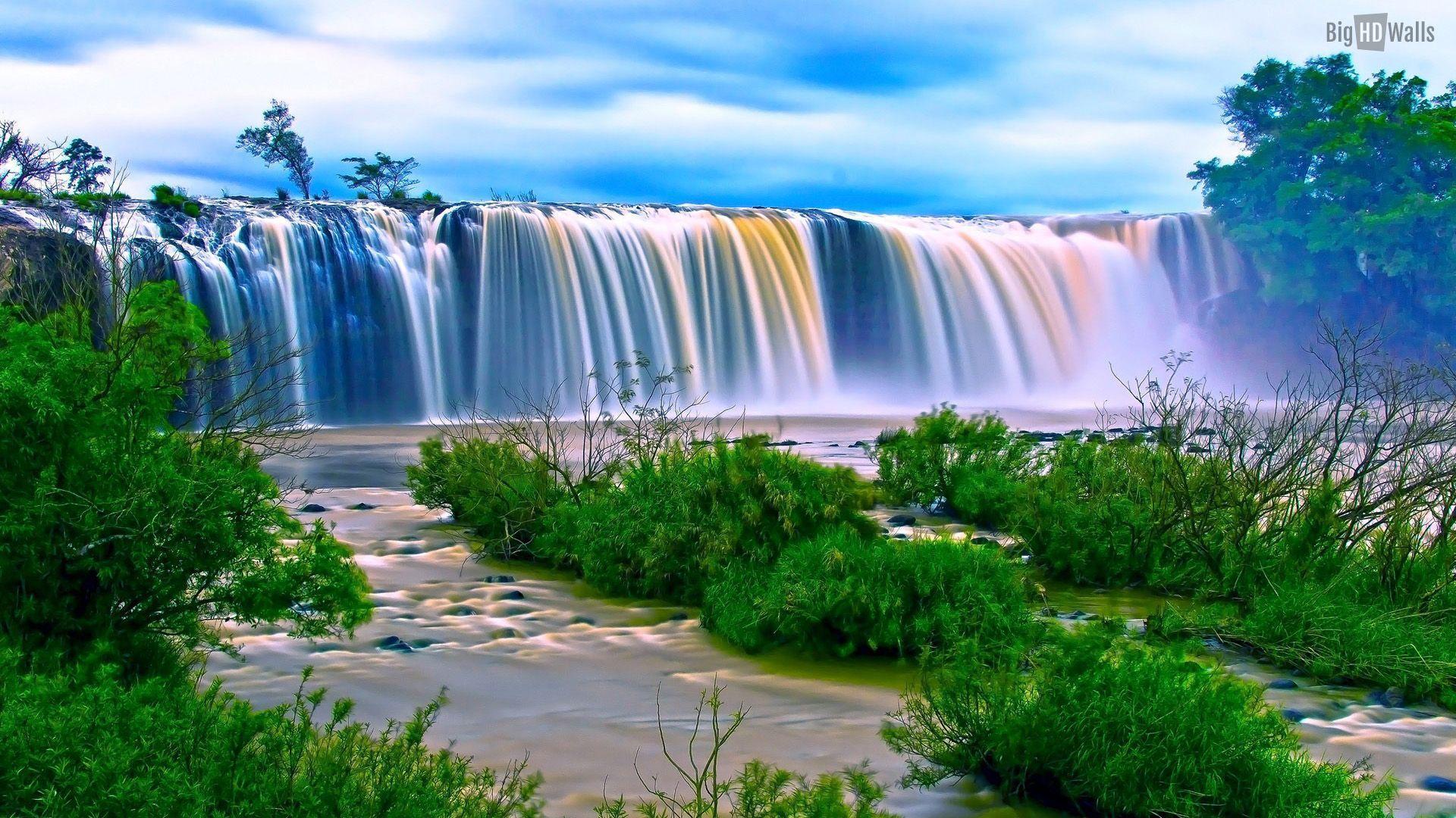 Dray Nur Waterfall in Vietnam HD Wallpaper