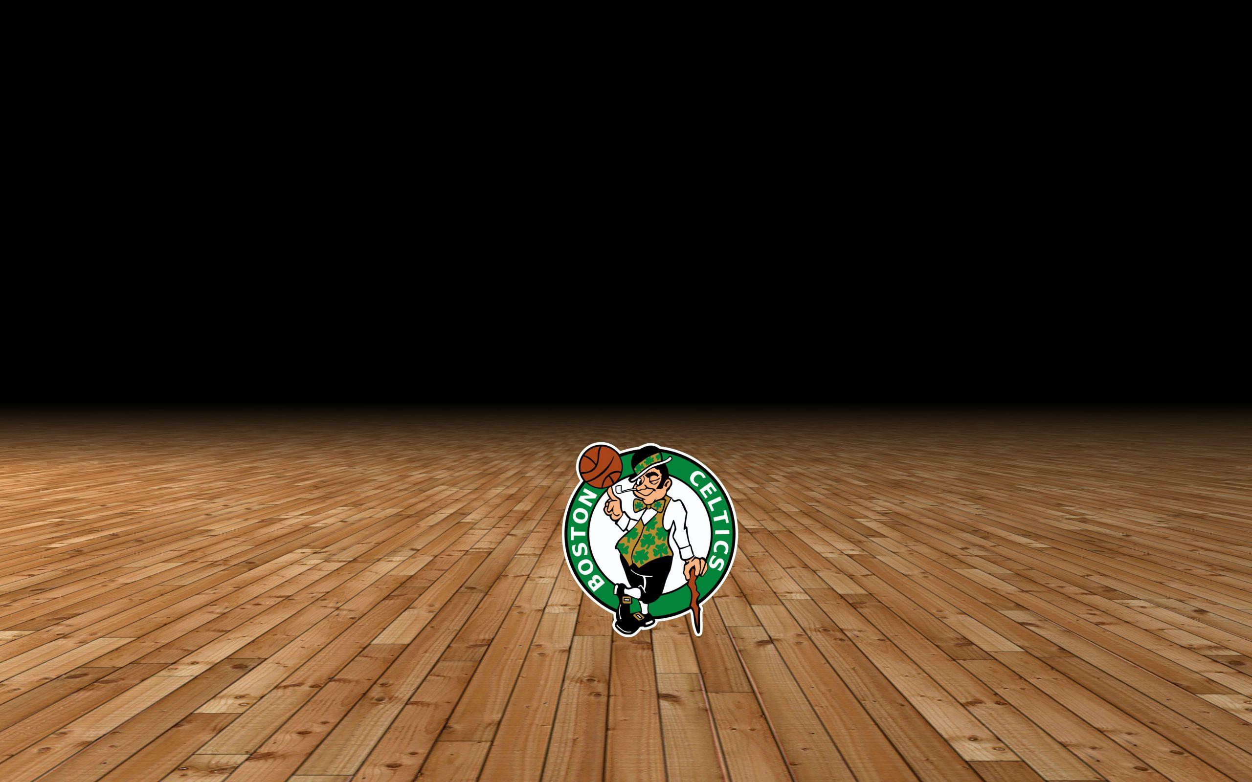 NBA Boston Celtics Logo Basketball Court wallpaper HD 2016