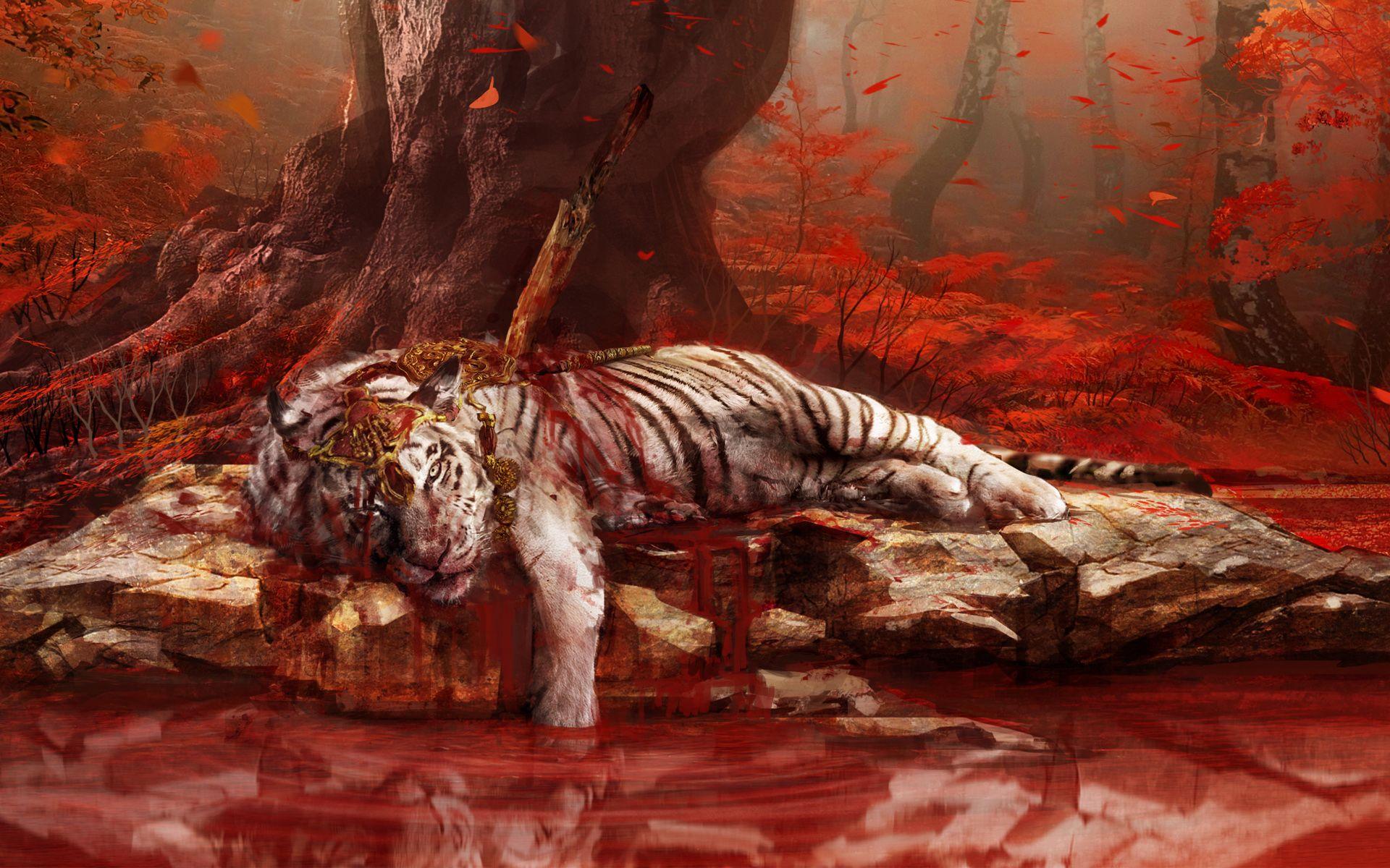 Far Cry 4 Dead Tiger Wallpaper