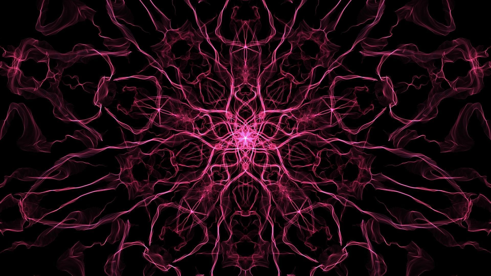Shape Pink electricity Abstract HD Wallpaper, Desktop Background