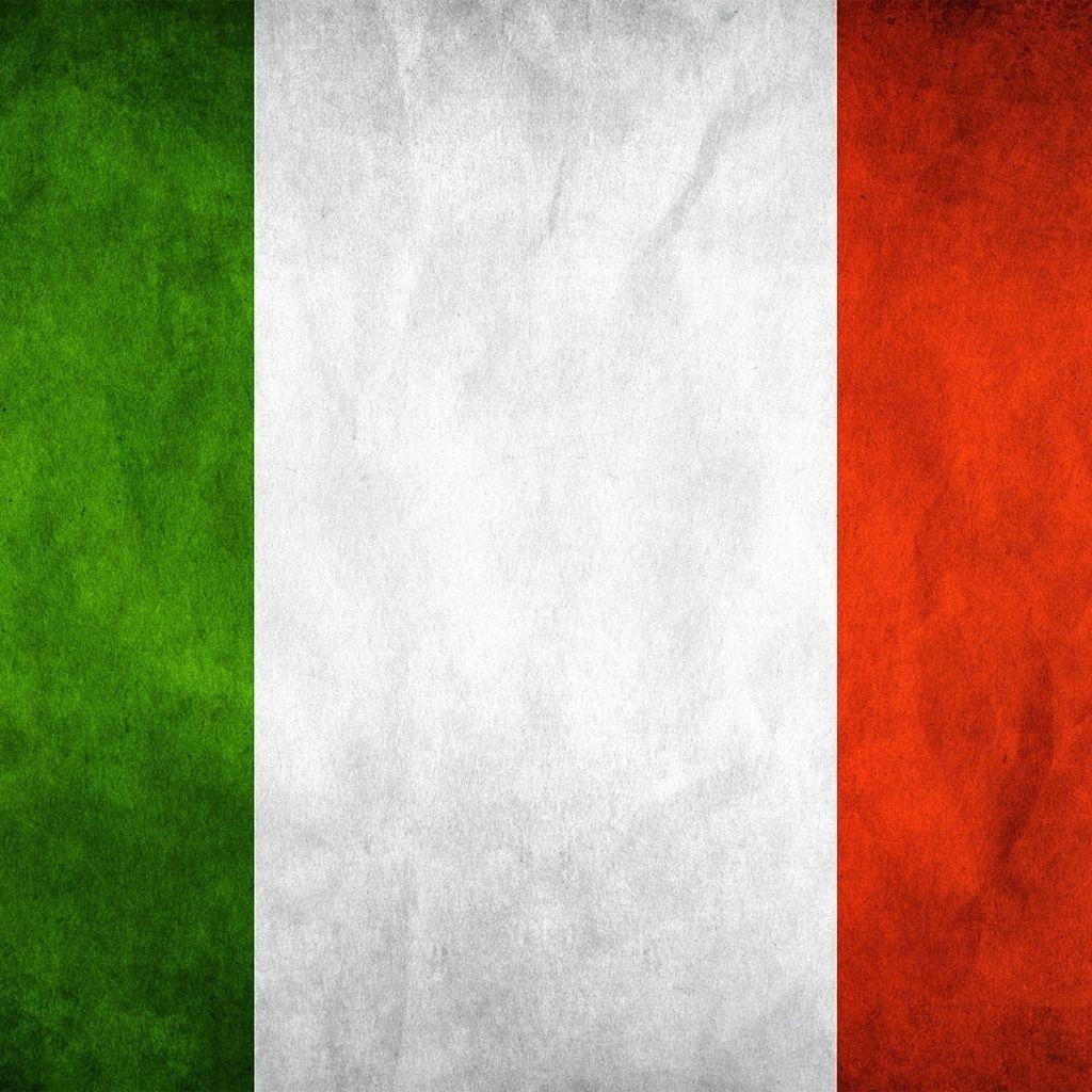Download Wallpaper 1024x1024 Italy, Flag, Symbol, Background