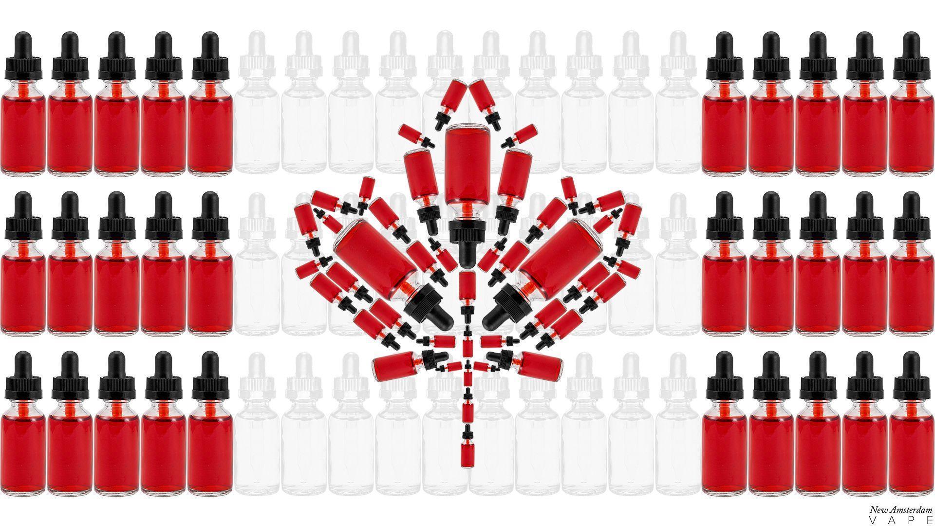 4th Of July And Canada Day E Liquid Bottle Wallpaper. New