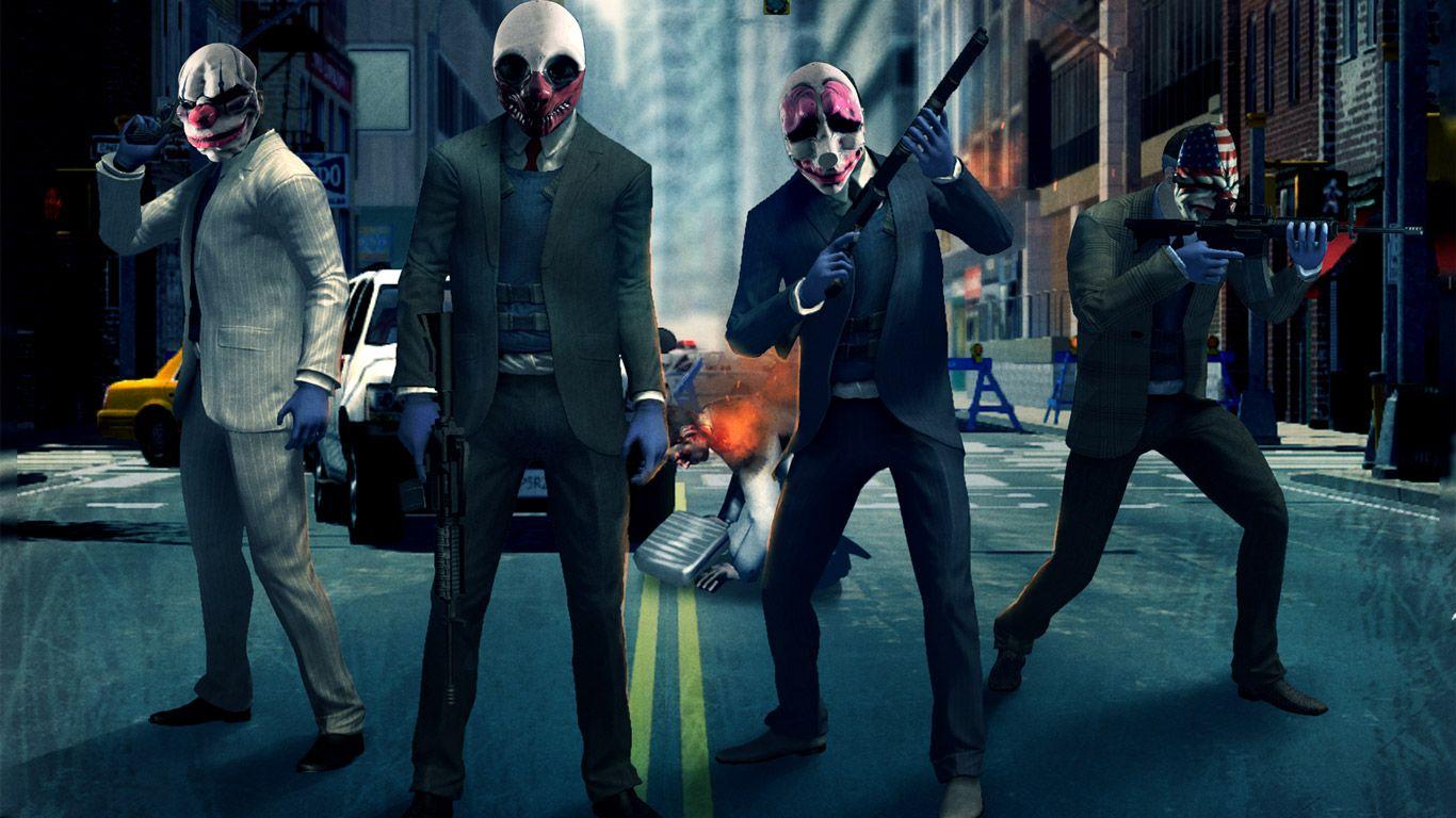 Free Payday: The Heist Wallpaper in 1366x768