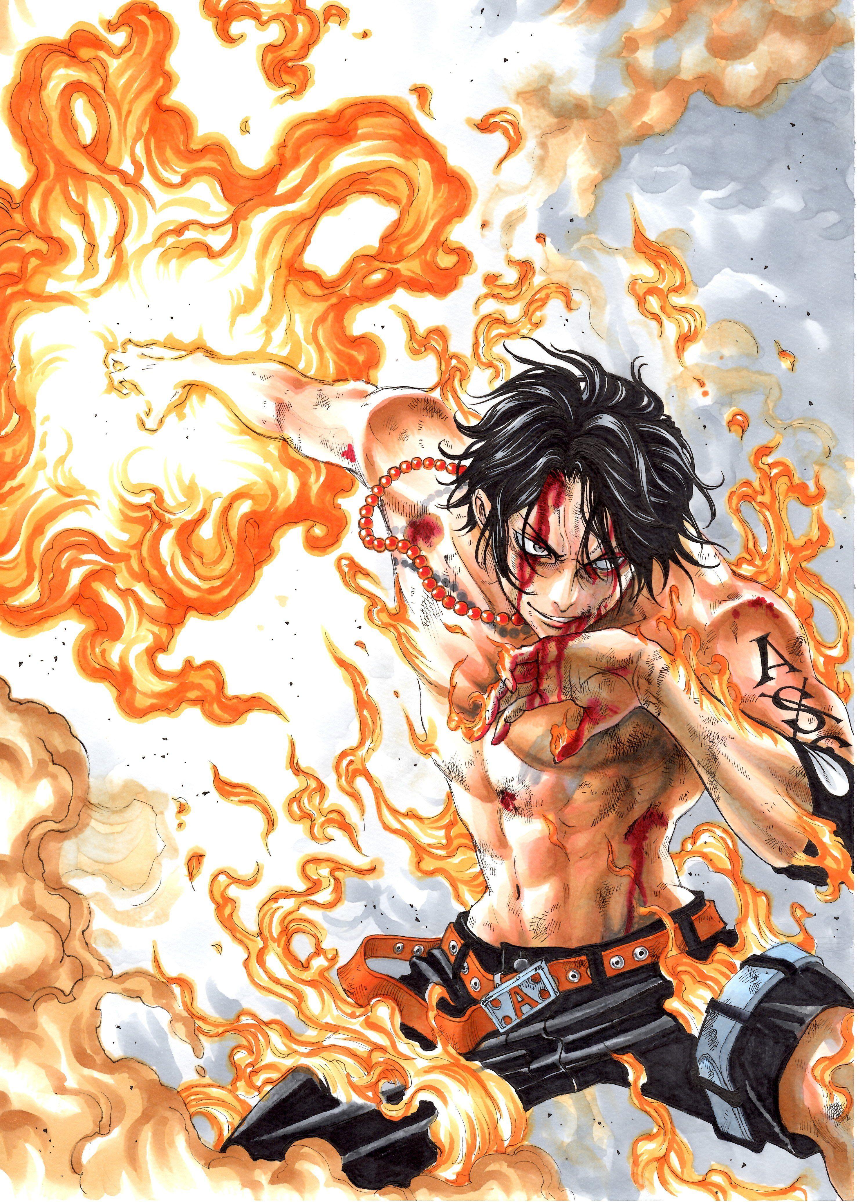 Anime One Piece Portgas D. Ace