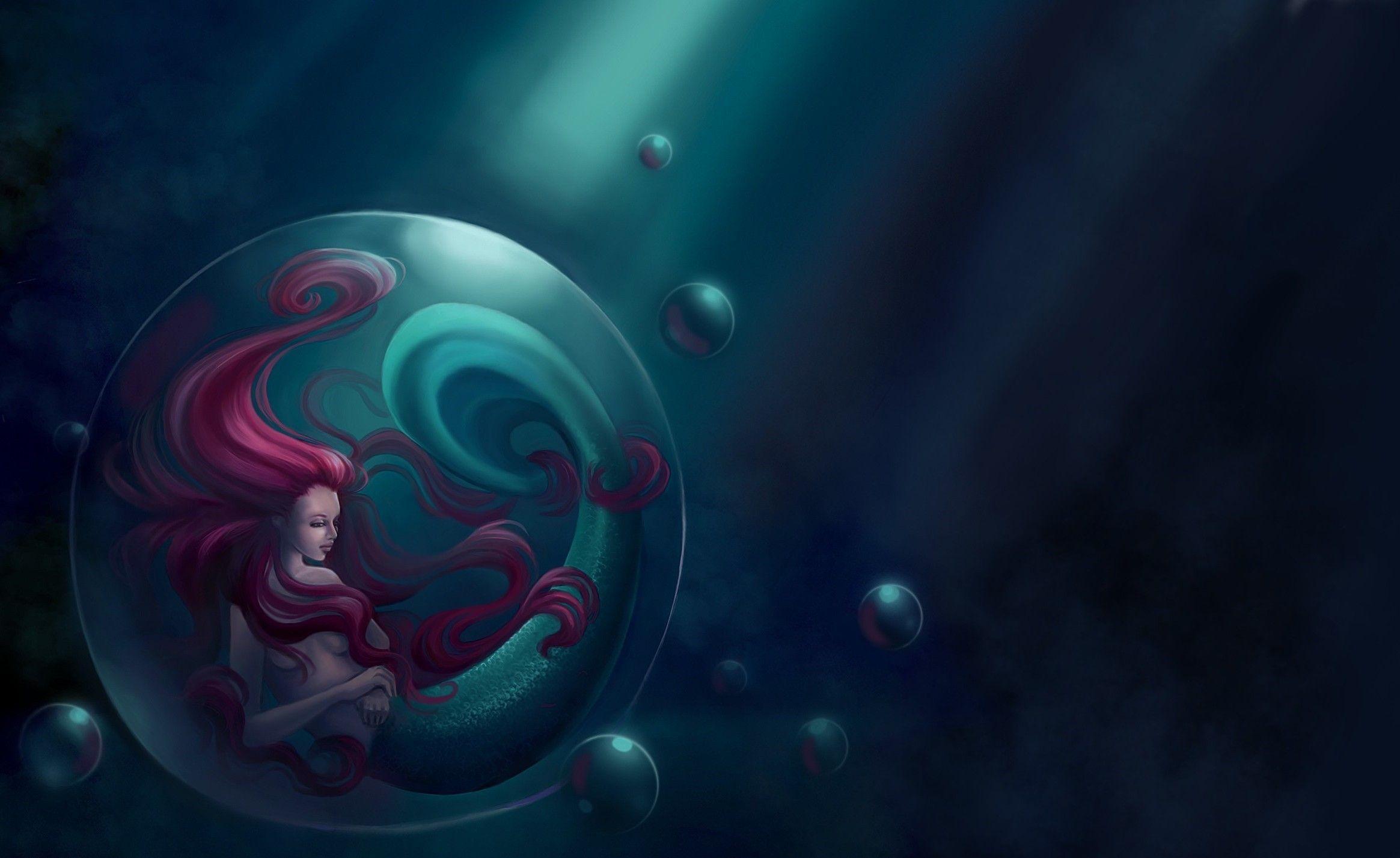 artwork, Fantasy Art, The Little Mermaid Wallpaper HD / Desktop
