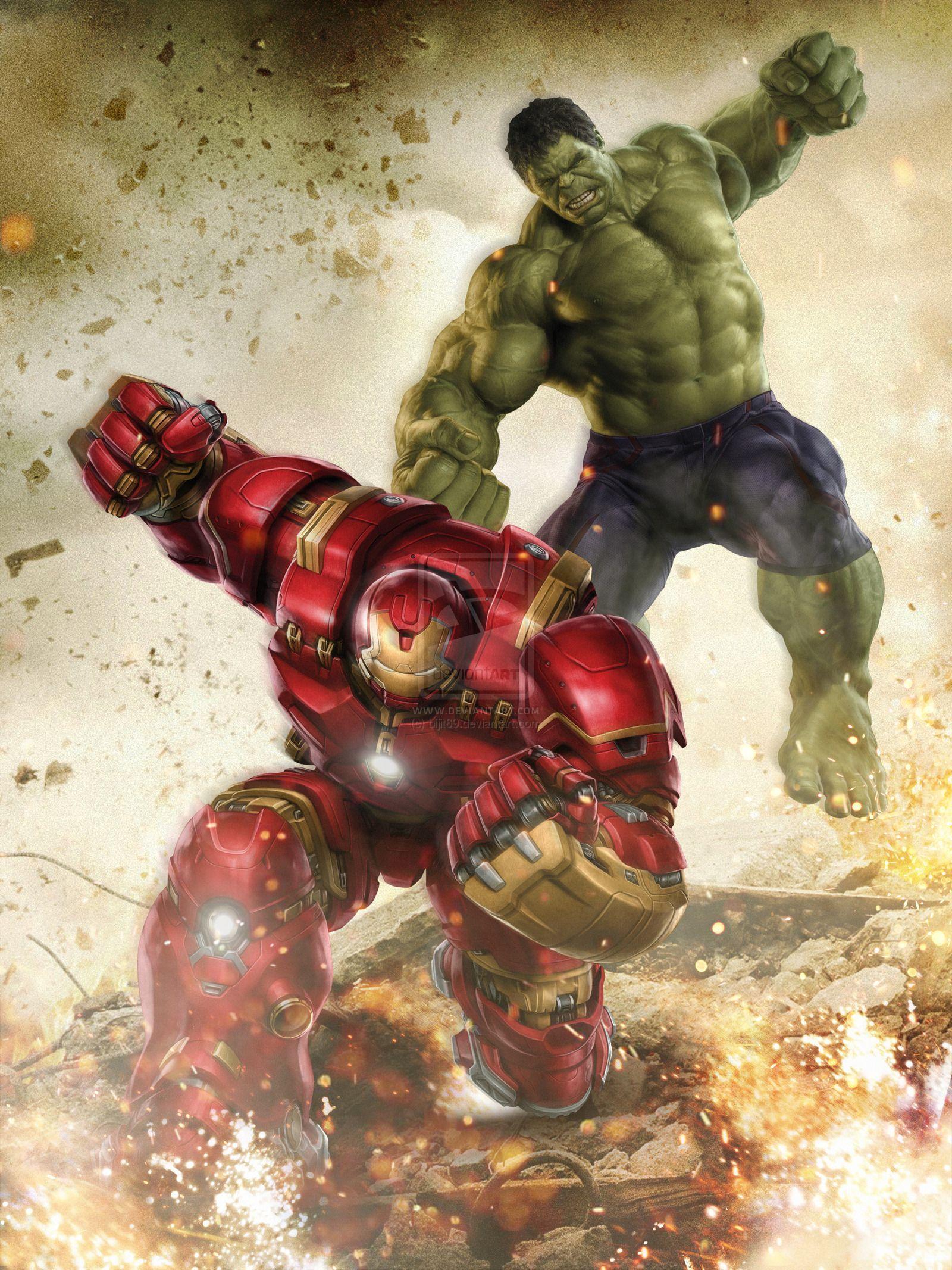 Hulk vs Hulkbuster Wallpaper
