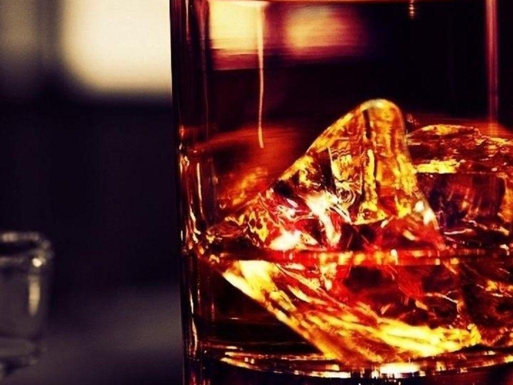 Whiskey Glass Rocks HD Wallpaper