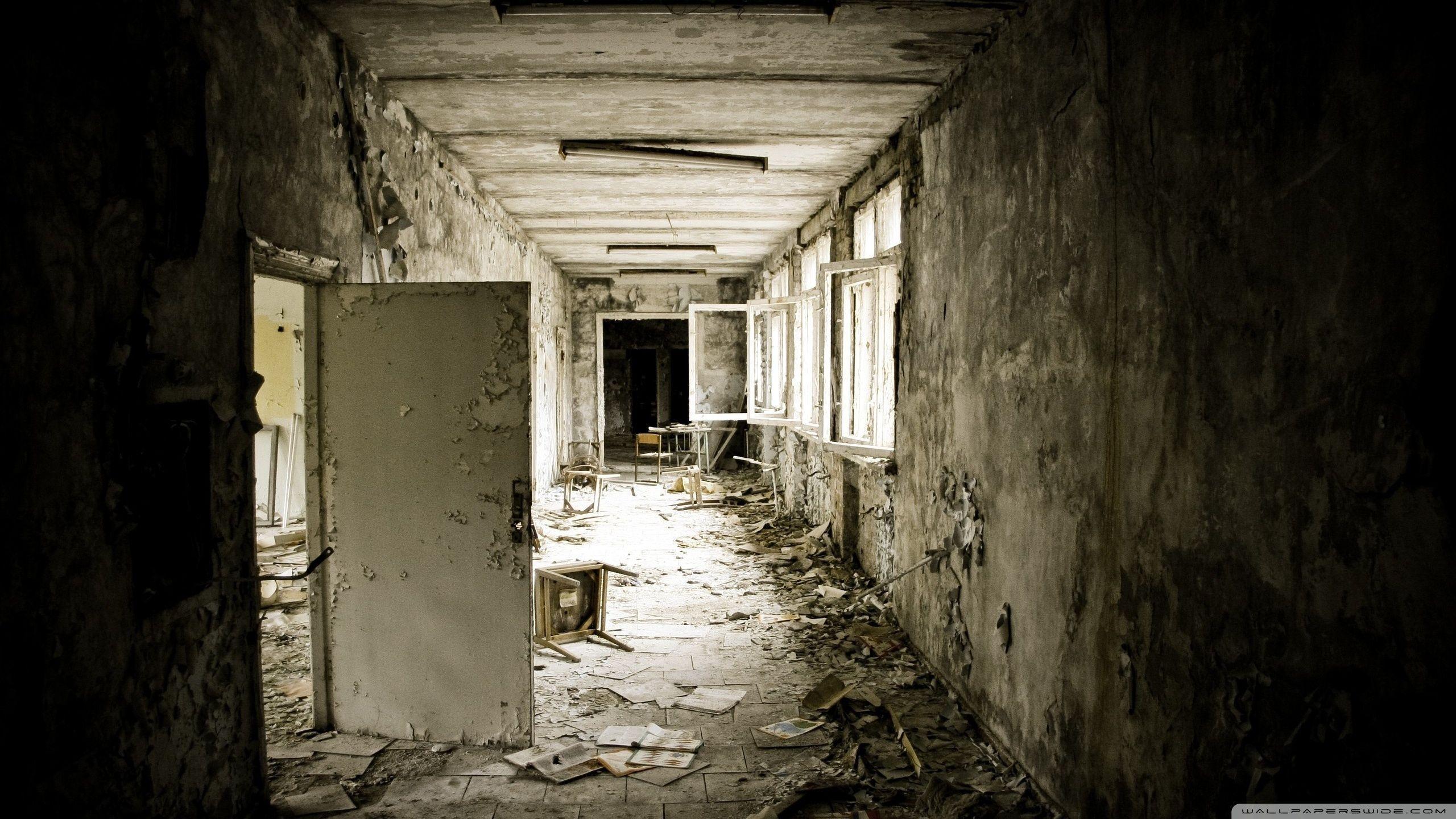 abandoned, hospital, abandoned, horror, photo, vintage, hd, wallpaper
