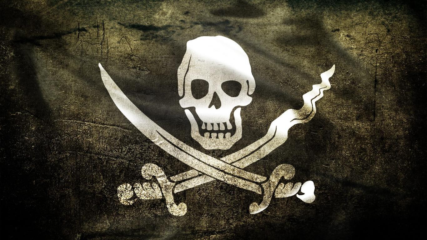 Wallpaper Whitebeard Pirates Pirate Flag HD 1366x768