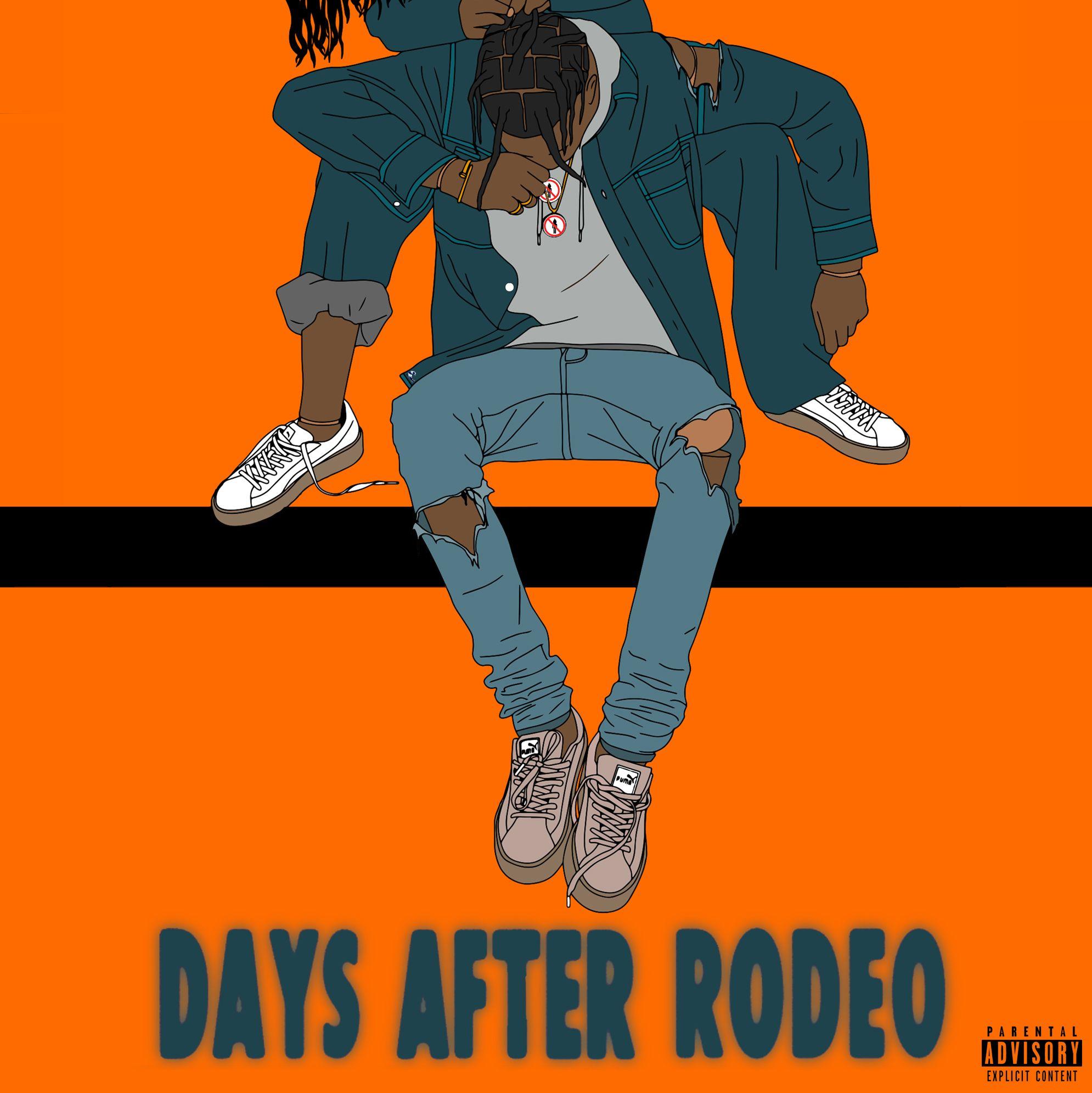Travis Scott After Rodeo album cover. Thoughts fan art