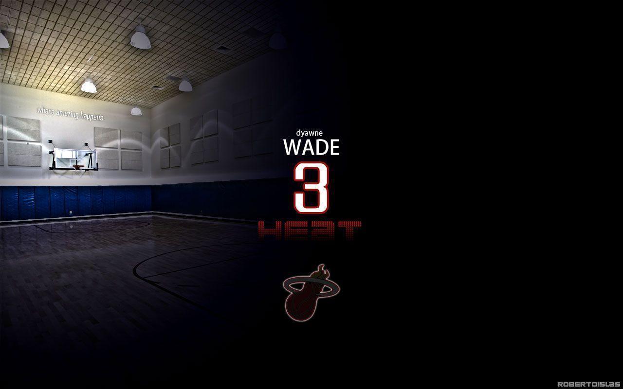 Dwyane Wade Number 3 Widescreen Wallpaper. Basketball Wallpaper