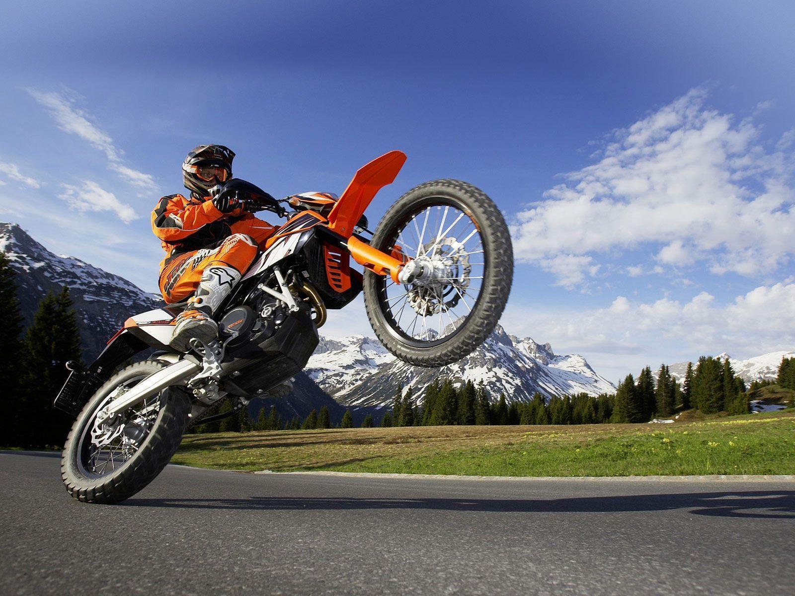 KTM Supermoto Action Wallpaper For Android Wallpaper. High