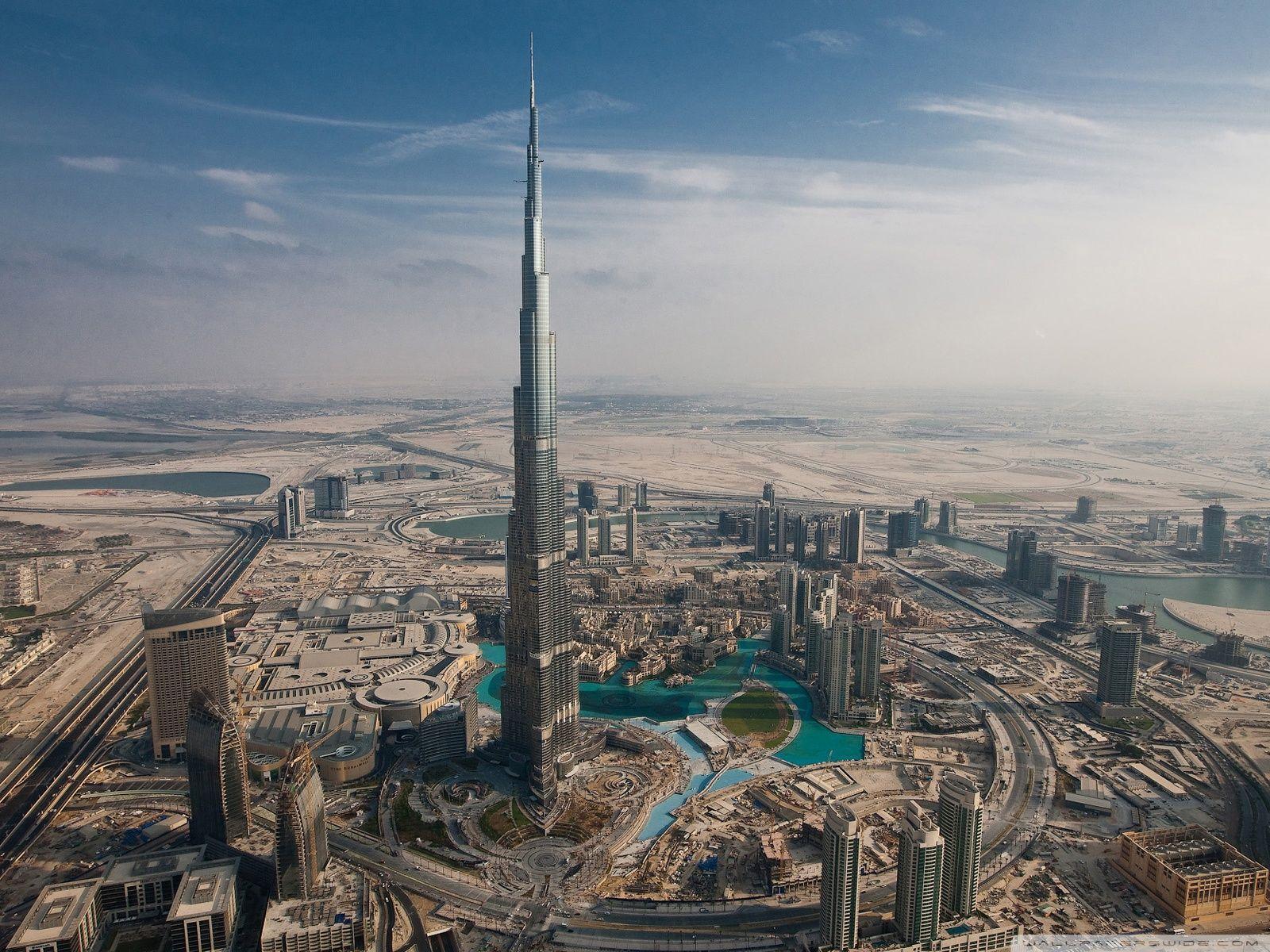 Burj Khalifa, Dubai, United Arab Emirates HD desktop wallpaper