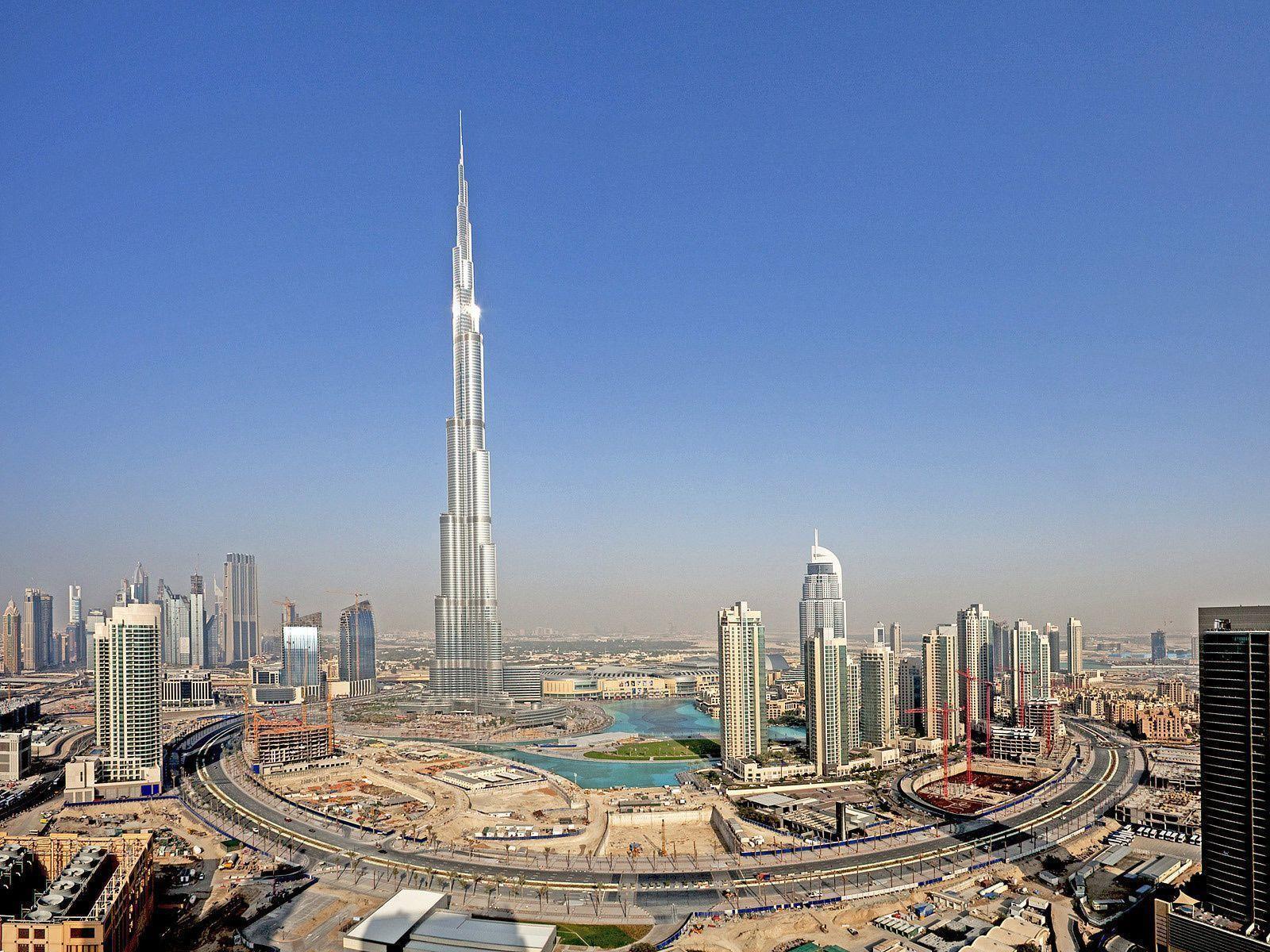 Burj Khalifa, Dubai Widescreen Wallpaper. Wide Wallpaper.NET