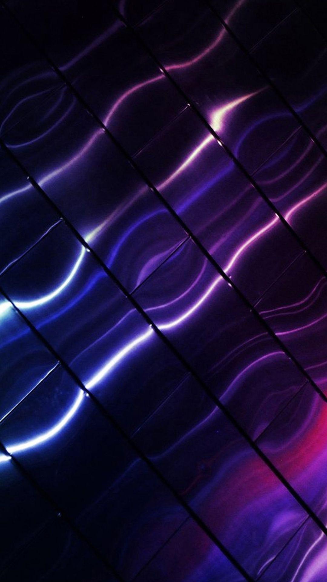 Abstract Sony Xperia Purple Waves Stock Android Wallpaper free