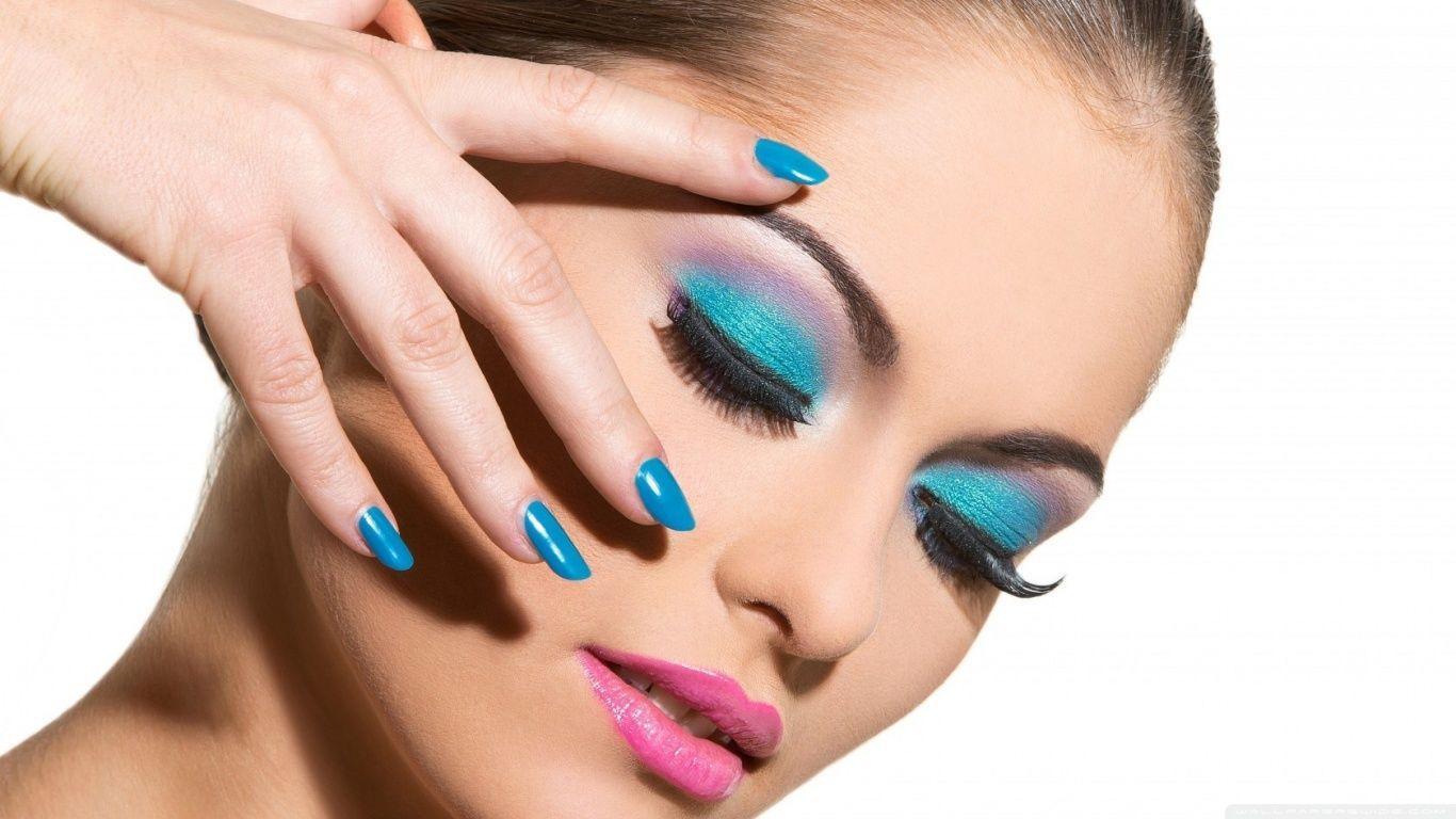 Blue Eye Makeup HD Desktop Wallpaper, High Definition