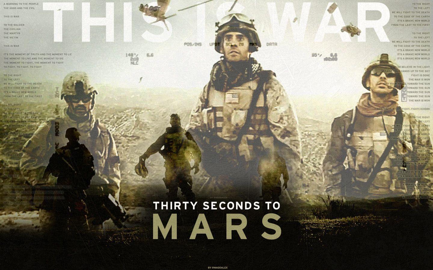 Seconds To Mars Logo This Is War