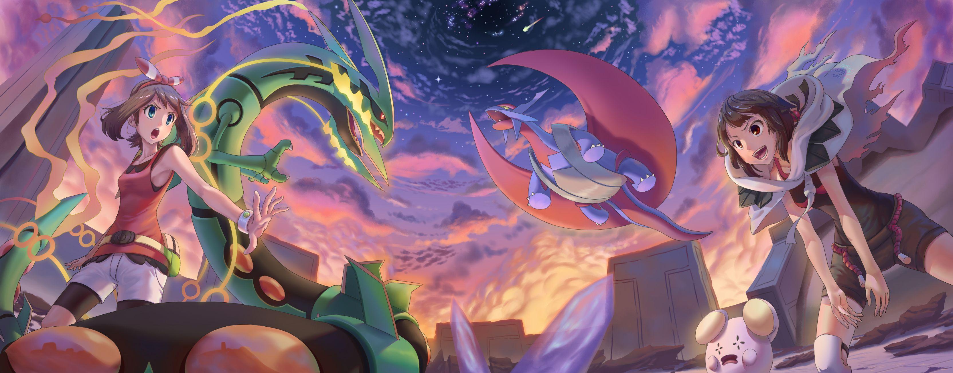 Mega Rayquaza (Pokémon) HD Wallpaper. Background