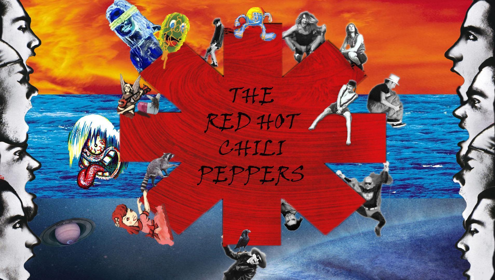 RHCP Wallpaper Member Every Album Cover In One Pic!almost