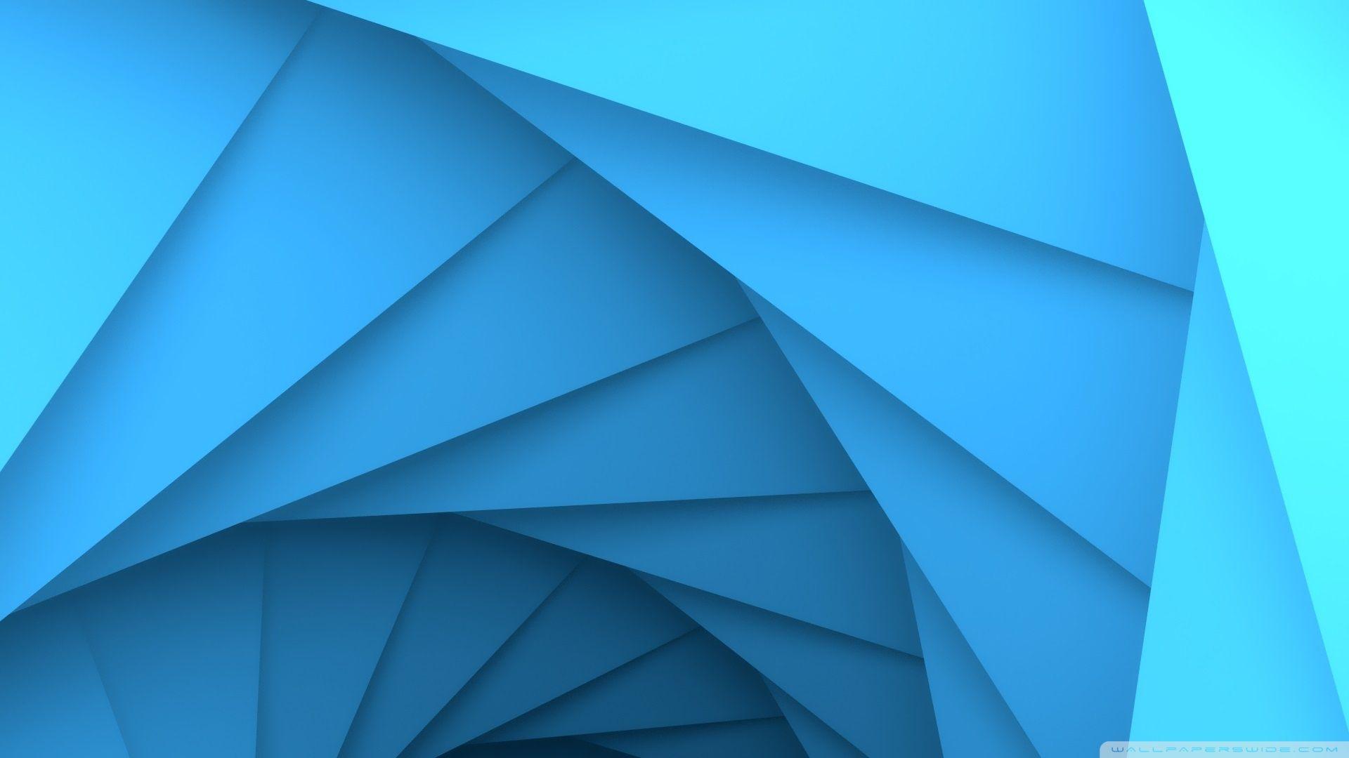 Geometry Dash v2 Blue HD desktop wallpaper, Widescreen