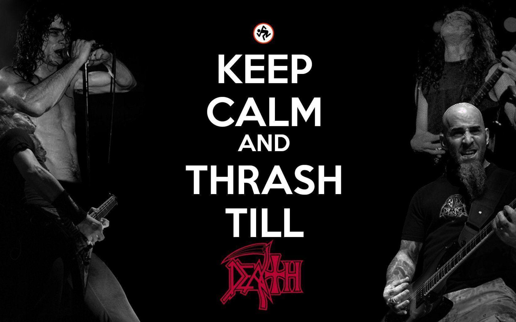 DEATH METAL black heavy keep calm poster thrash anthrax wallpaper