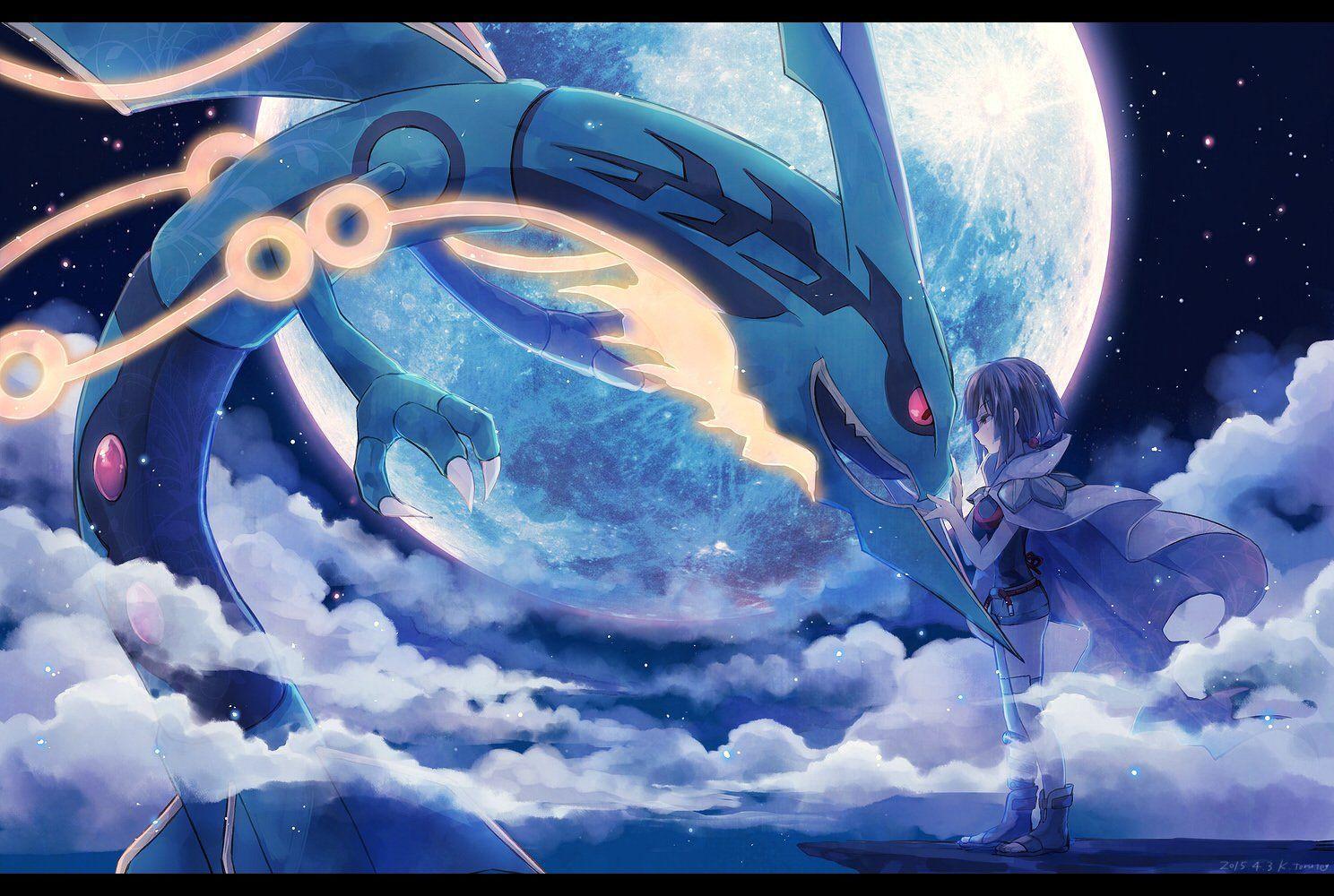Rayquaza (Pokémon) HD Wallpaper