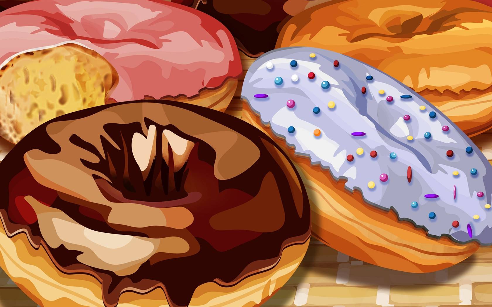 Collection of Donut Wallpaper on HDWallpaper