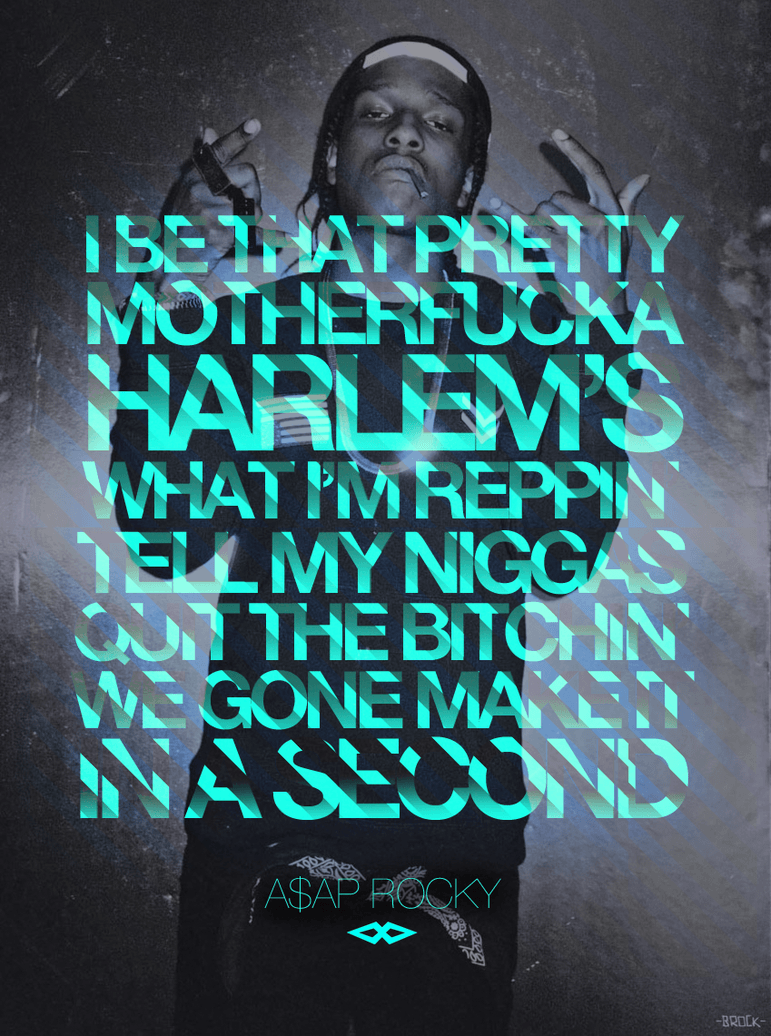 A$ap Rocky. Hip Hop Rapper Wallpaper